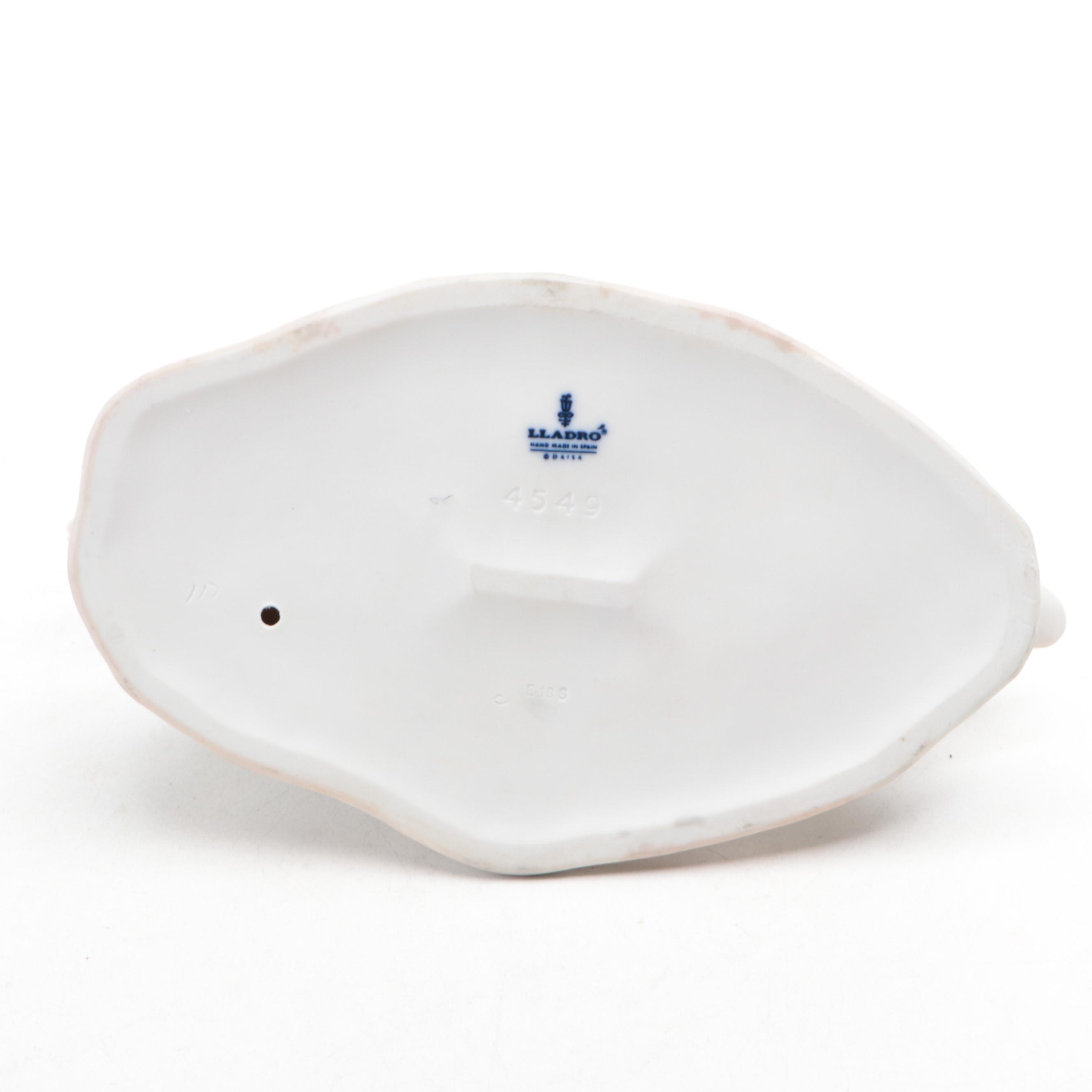 Lladró "Seesaw" and "Geese Group" Porcelain Figurines by Fulgencio García