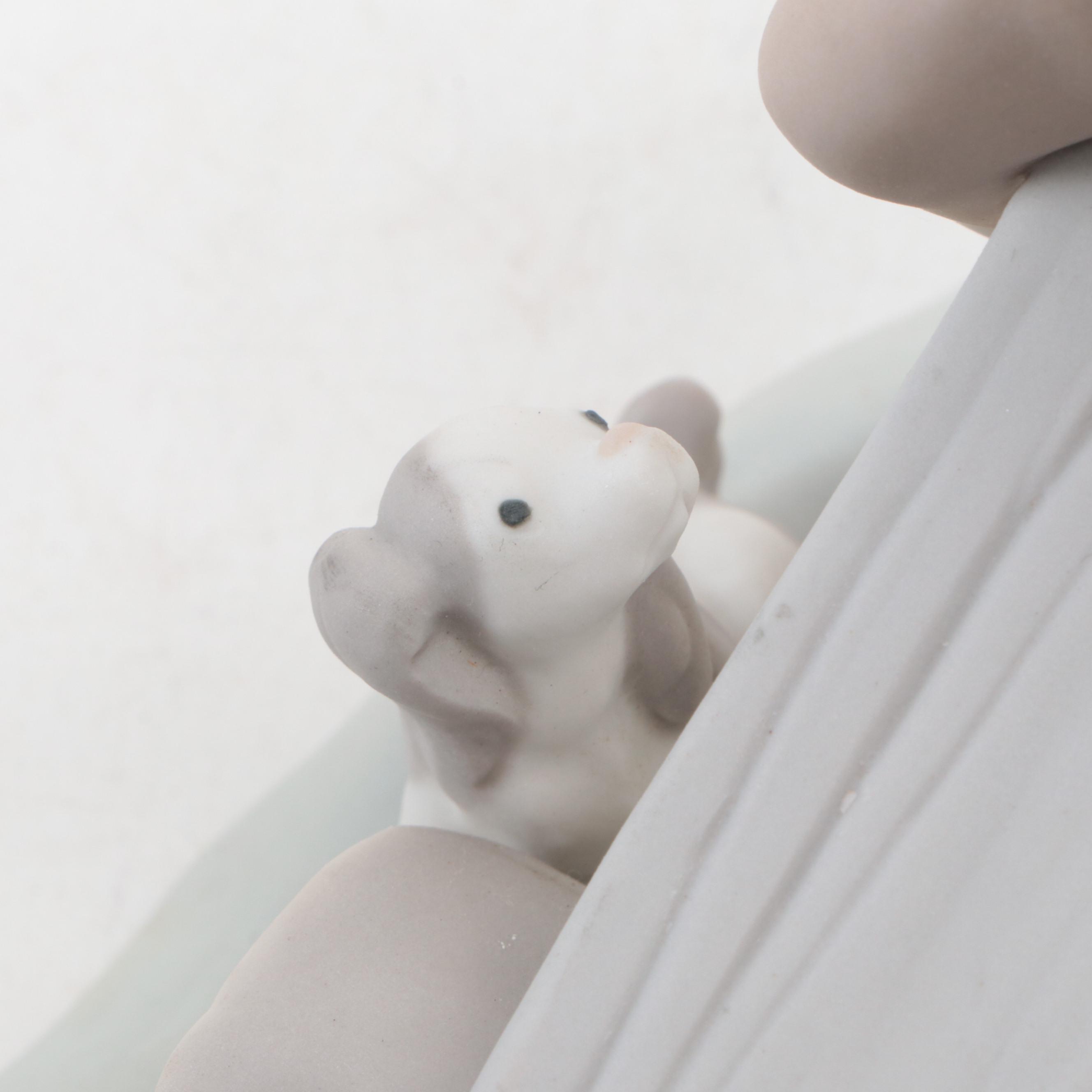 Lladró "Seesaw" and "Geese Group" Porcelain Figurines by Fulgencio García