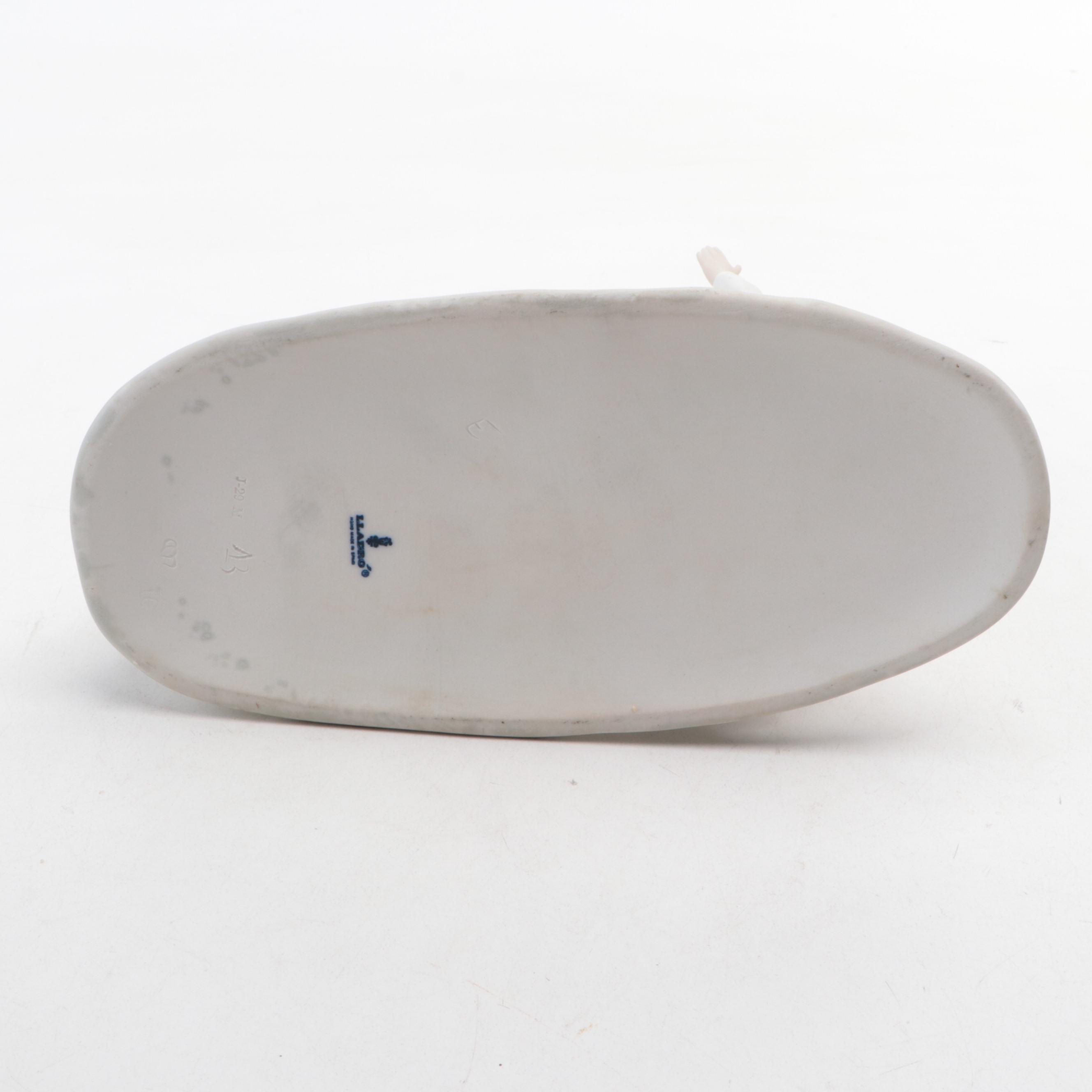 Lladró "Seesaw" and "Geese Group" Porcelain Figurines by Fulgencio García