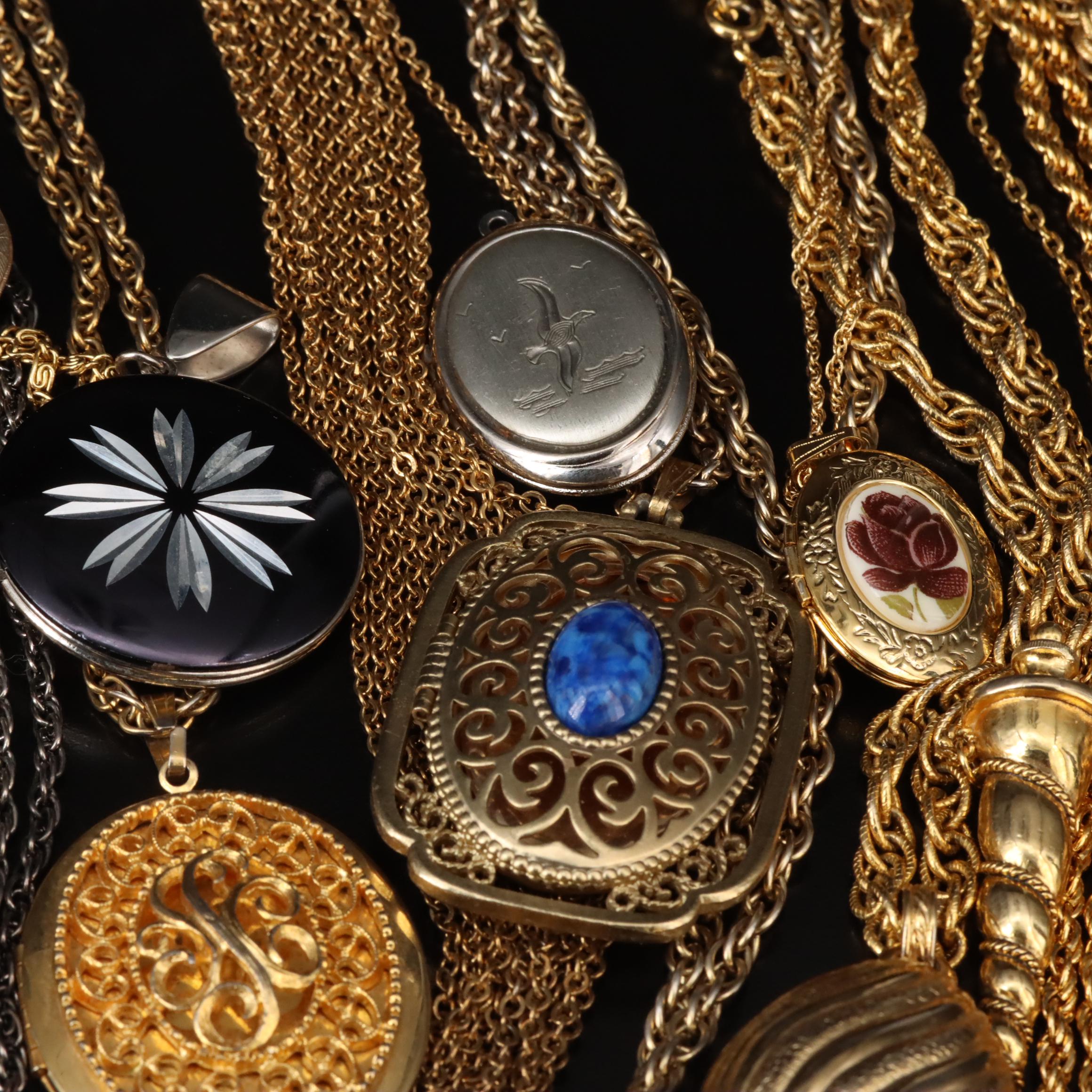 Jewelry Collection Including Italian Micro Mosaic and Agate