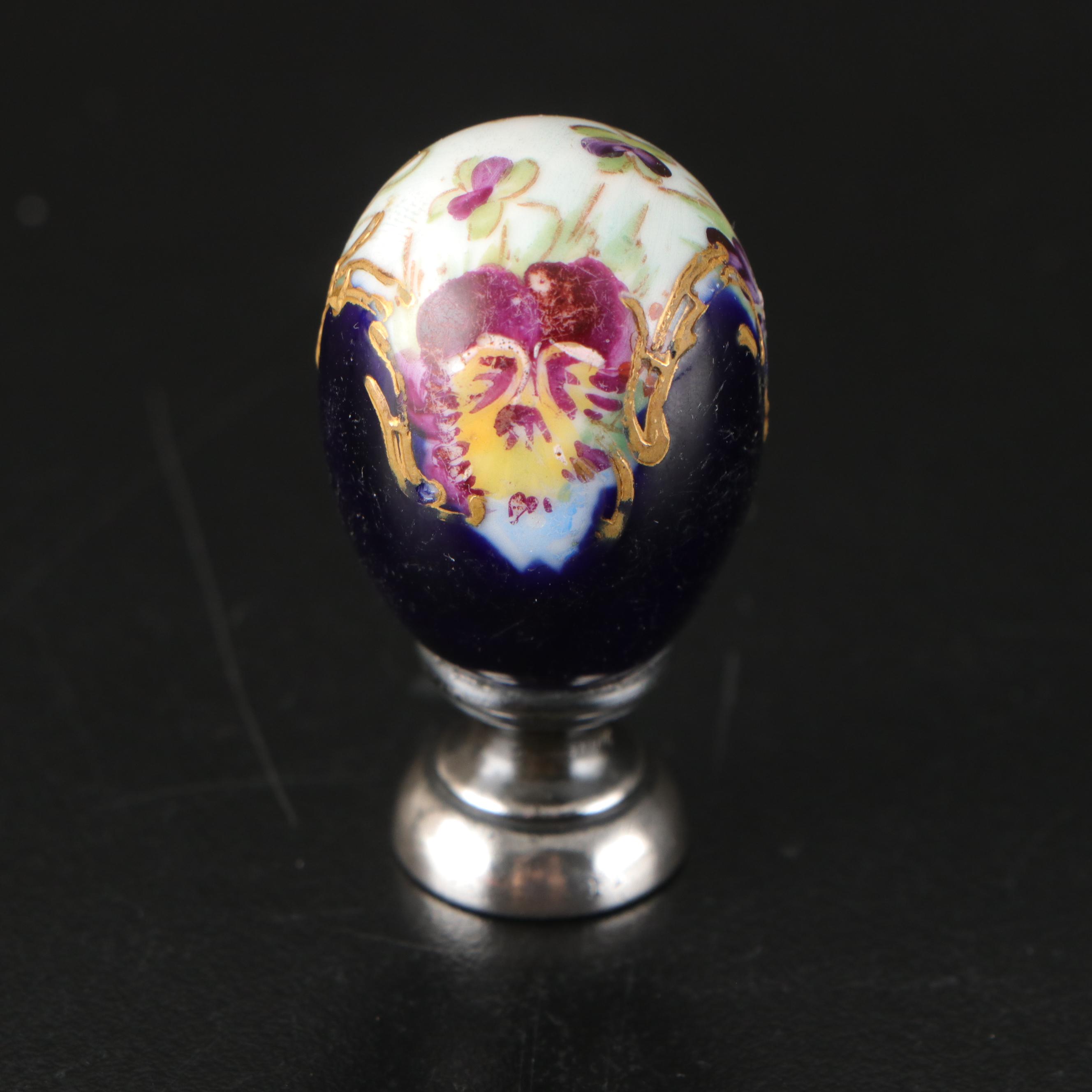 Victorian Foster & Bailey Faceted Glass and Sterling Wax Seal and More Wax Seals