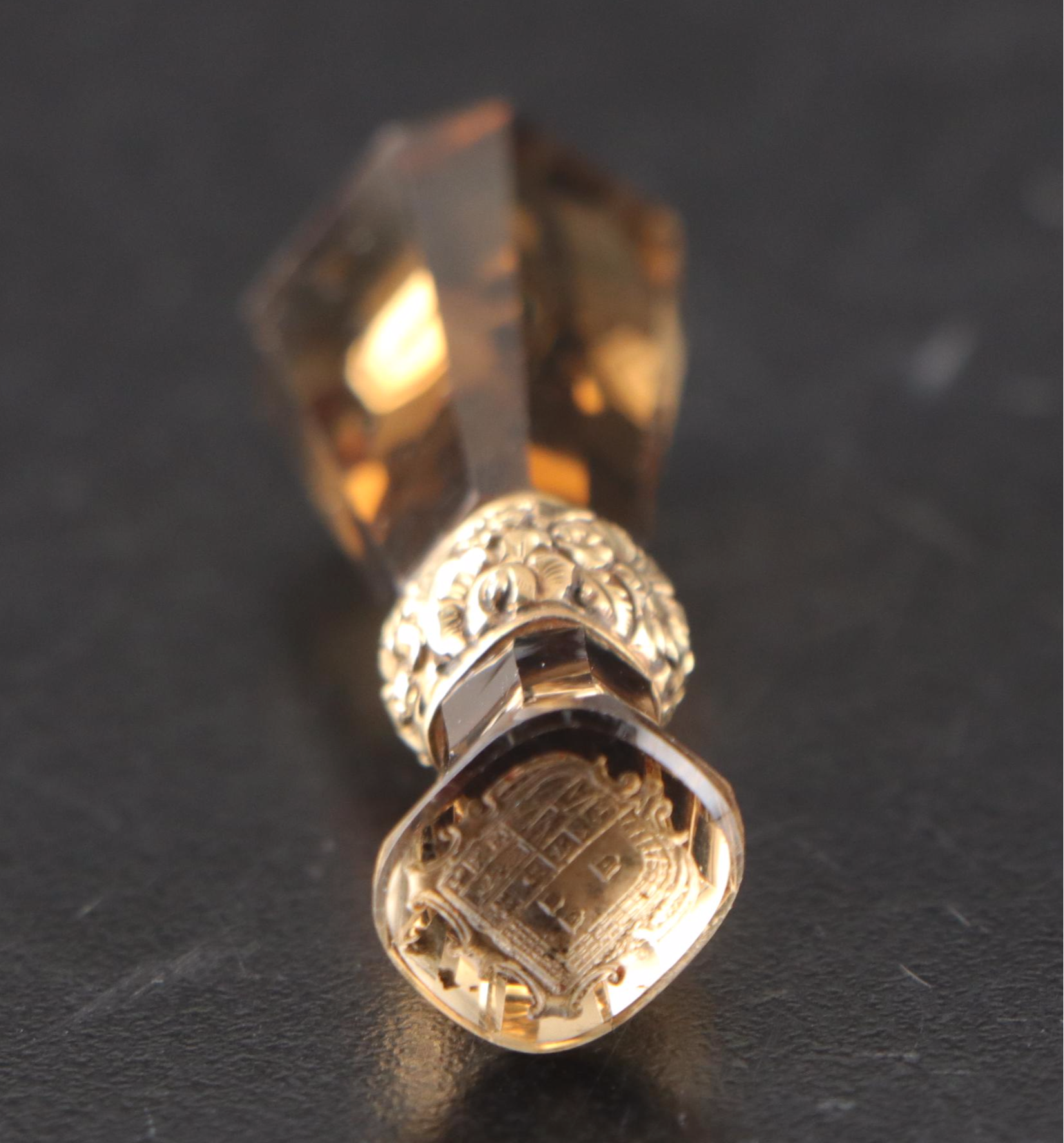 Victorian Foster & Bailey Faceted Glass and Sterling Wax Seal and More Wax Seals