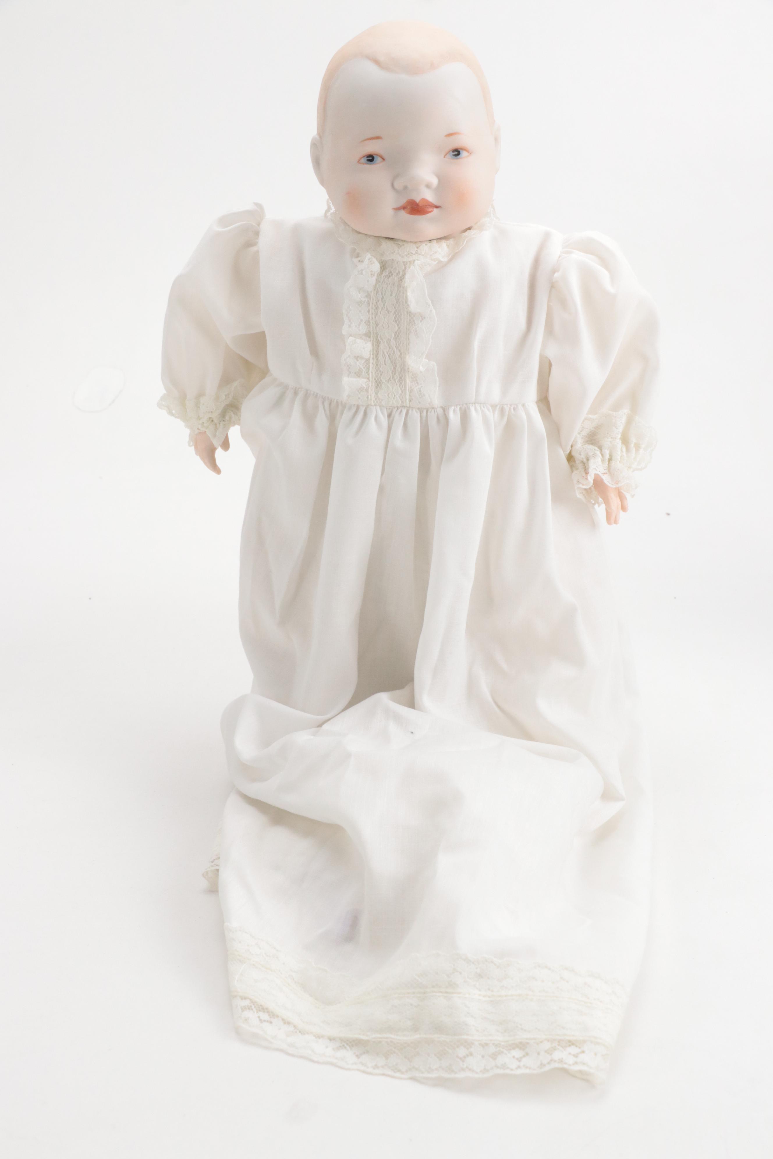 Bye Lo Baby  with China Head Dolls