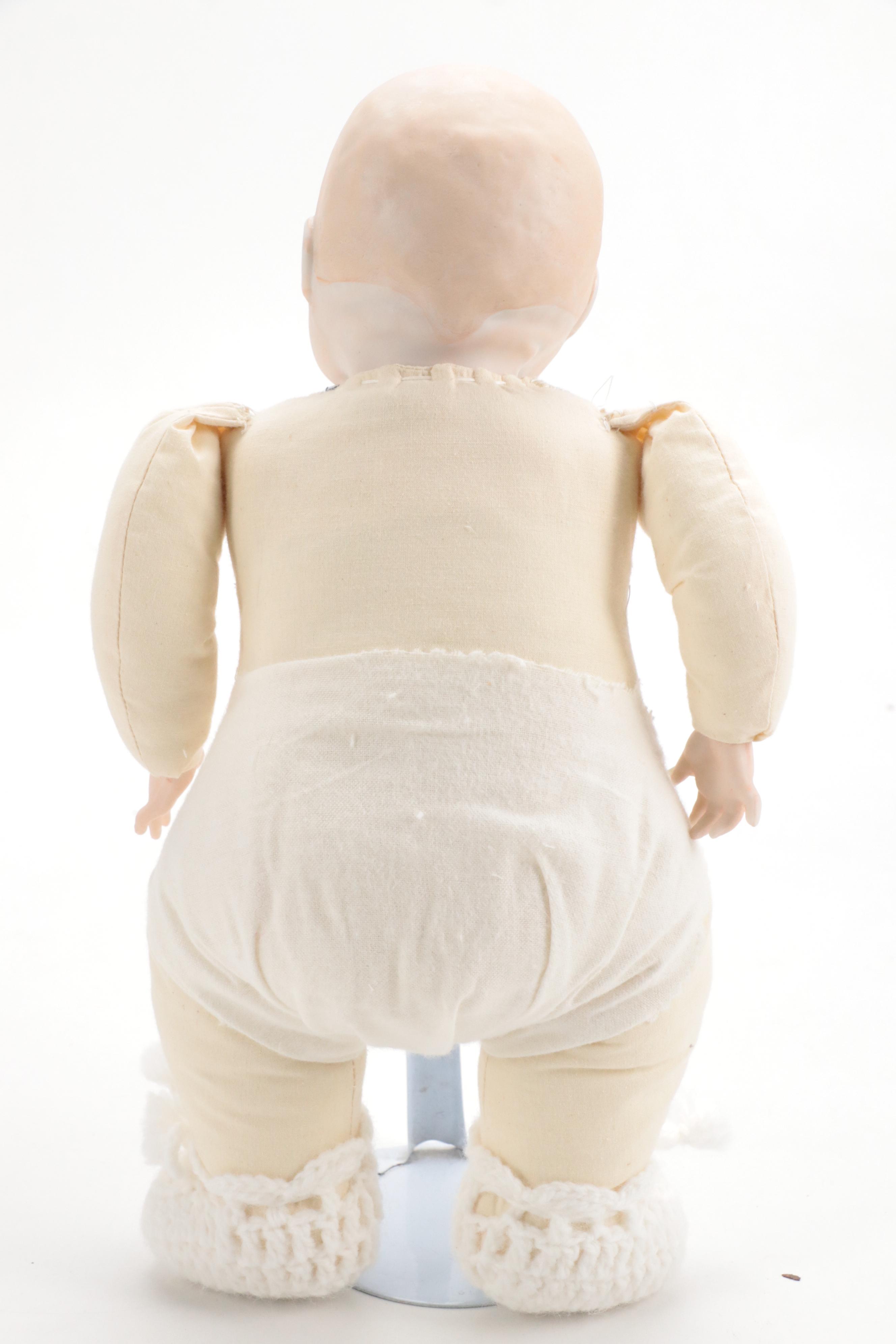 Bye Lo Baby  with China Head Dolls