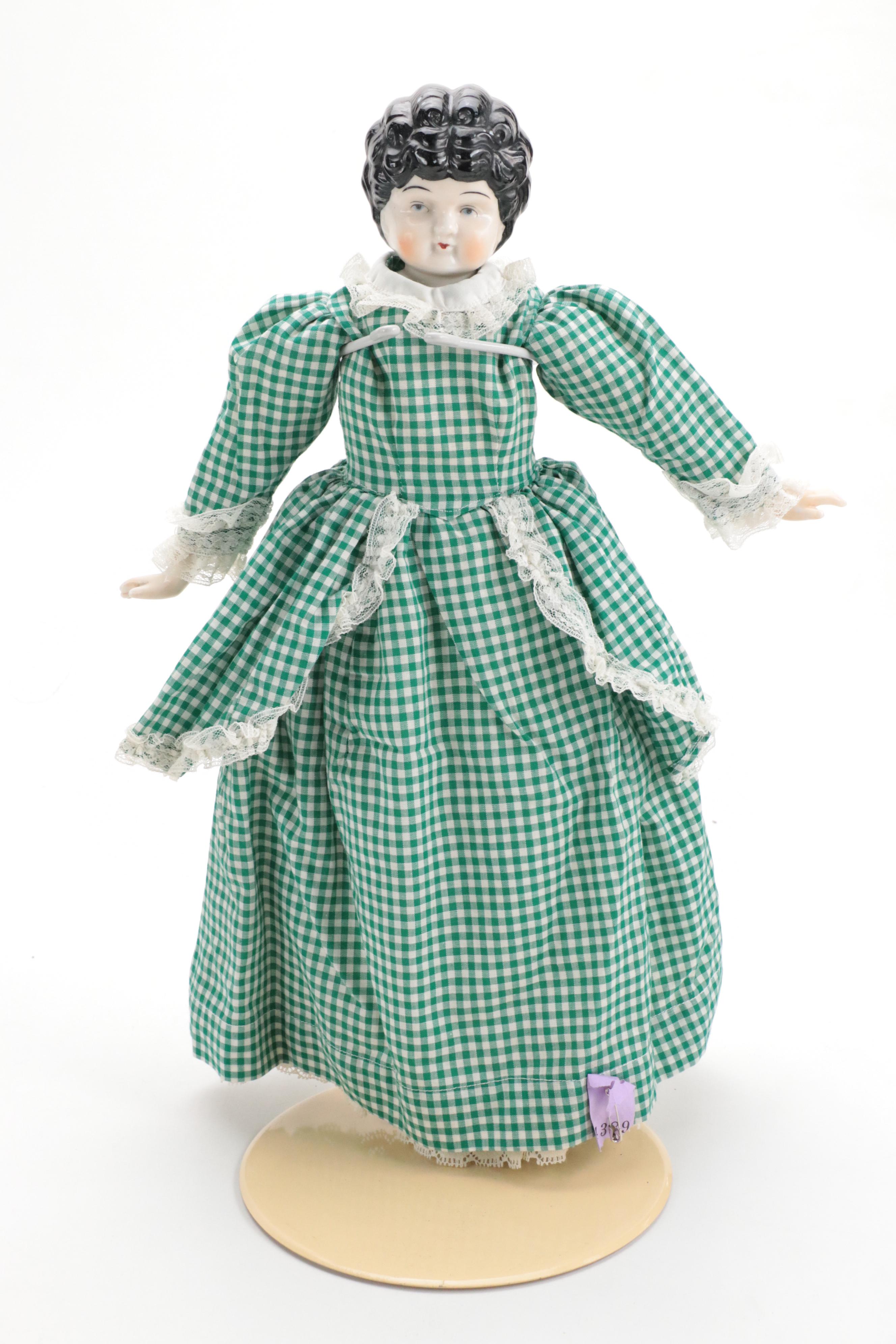 Bye Lo Baby  with China Head Dolls