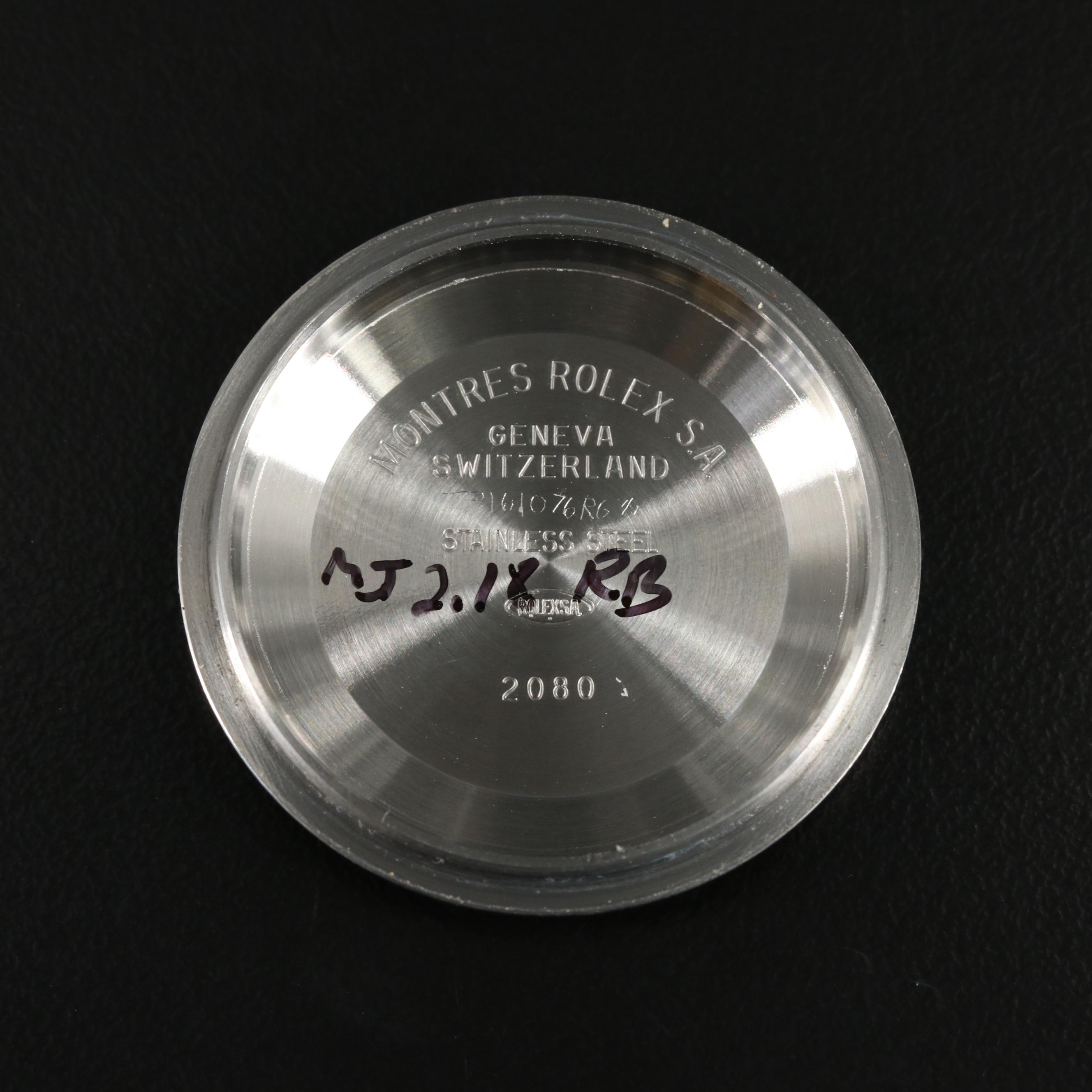 2000 Rolex Datejust Silver Roman Dial Watch