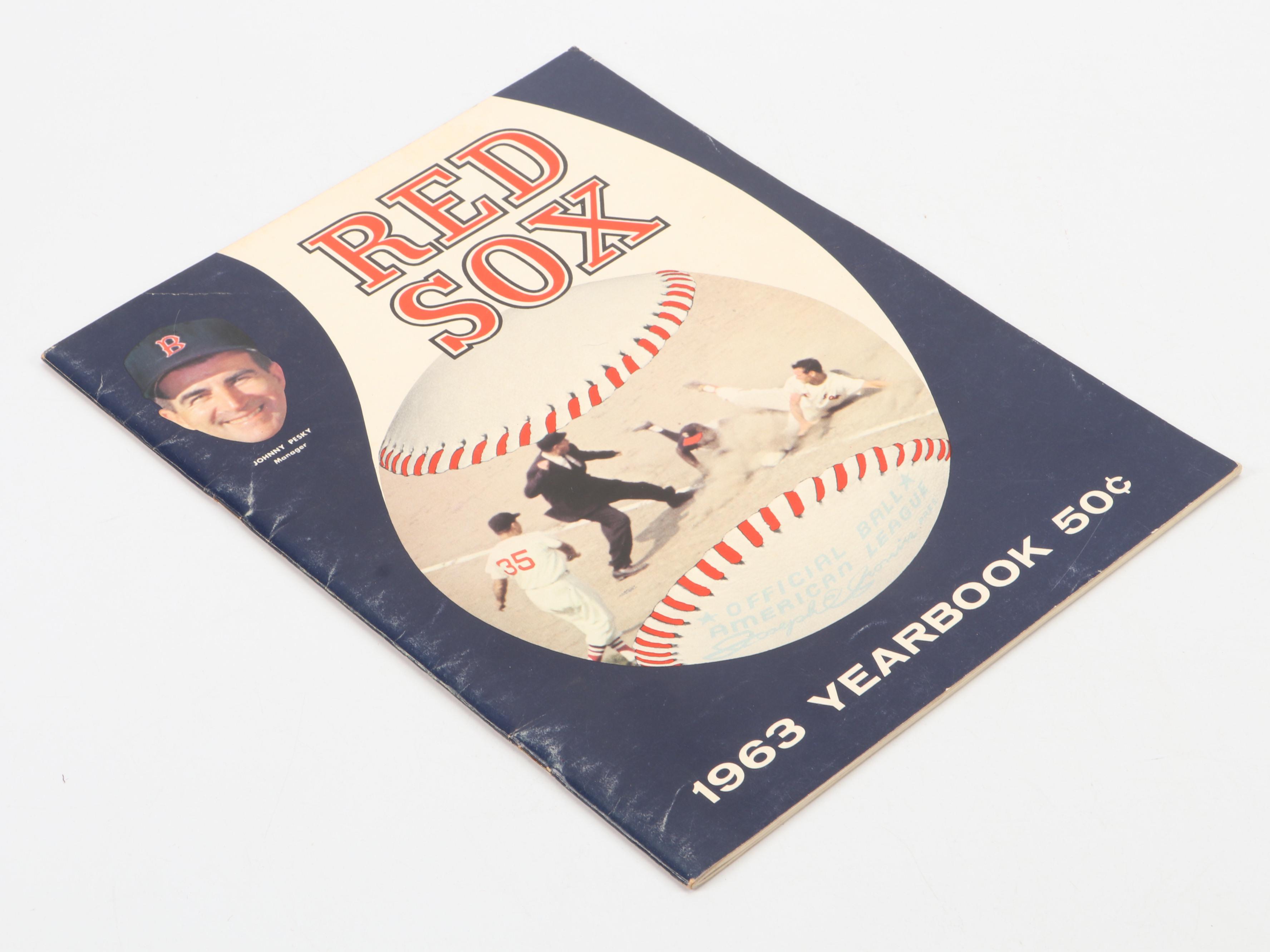 1960s Boston Red Sox Yearbooks with More