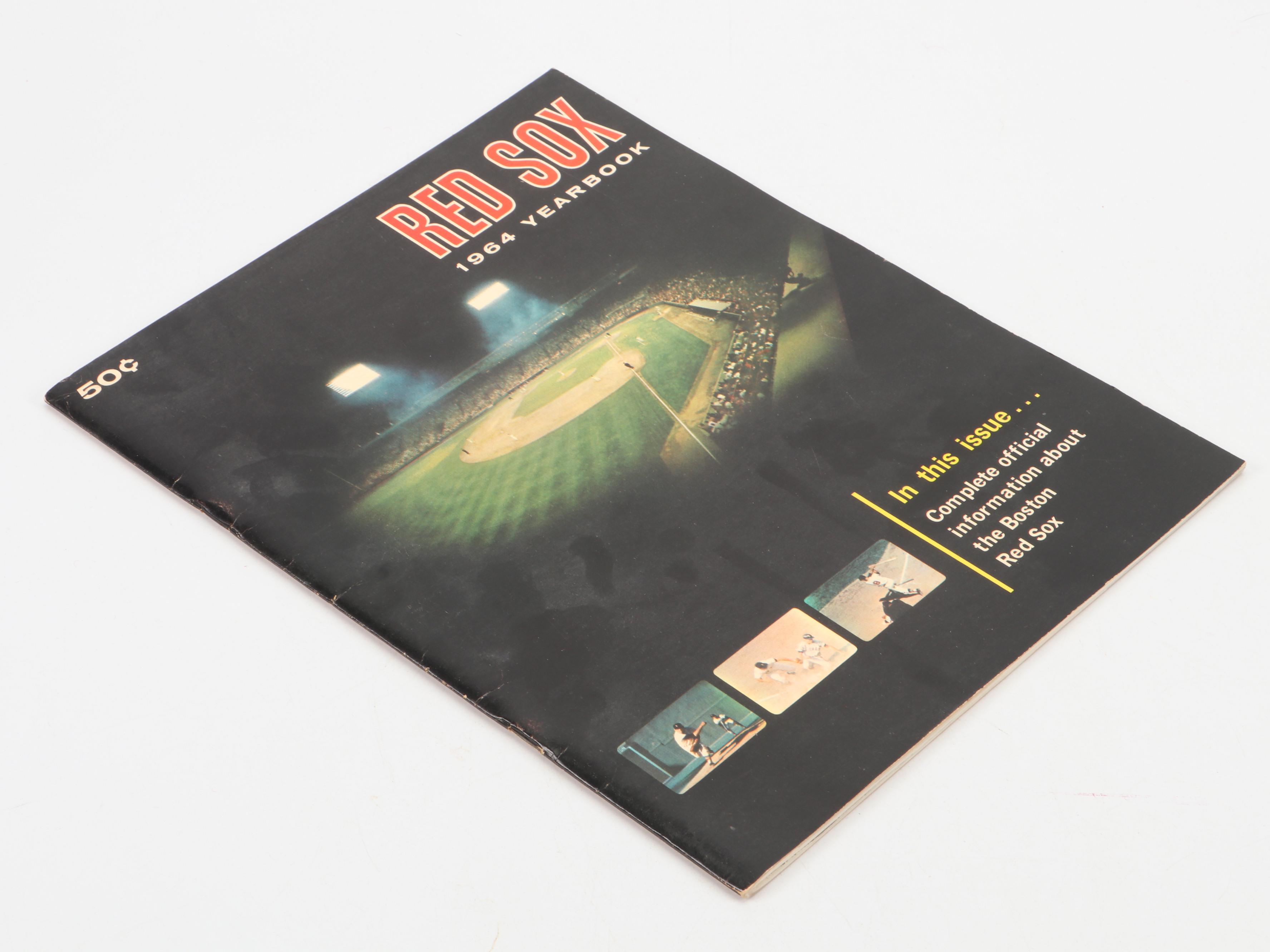 1960s Boston Red Sox Yearbooks with More