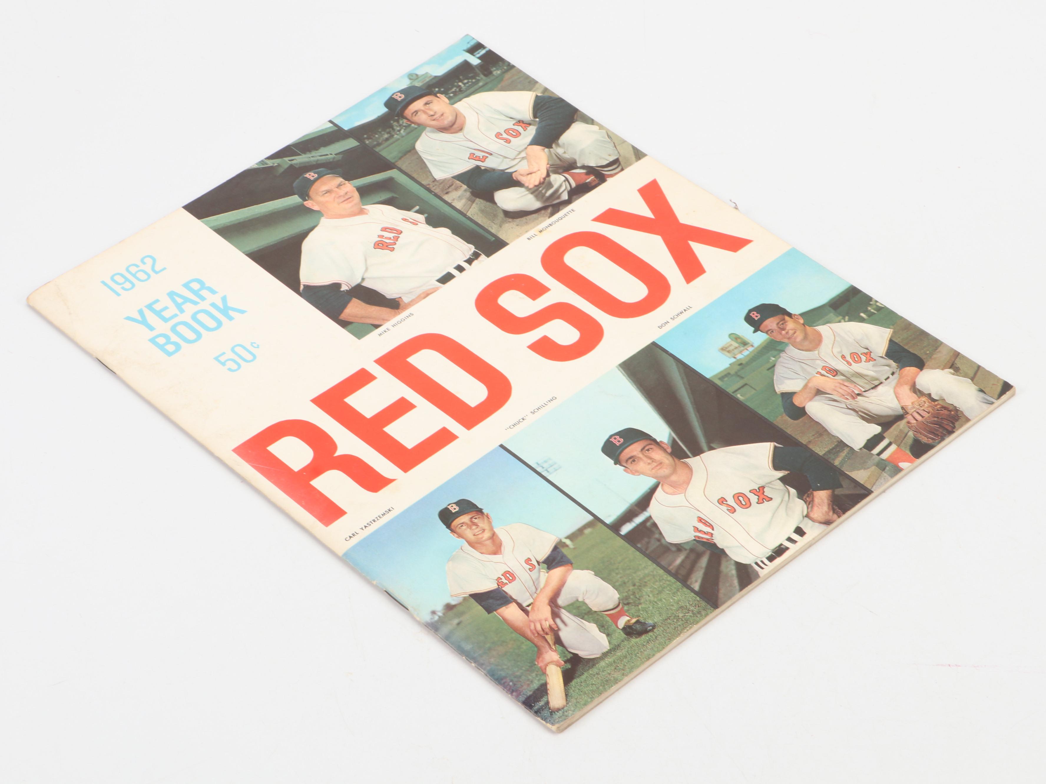 1960s Boston Red Sox Yearbooks with More