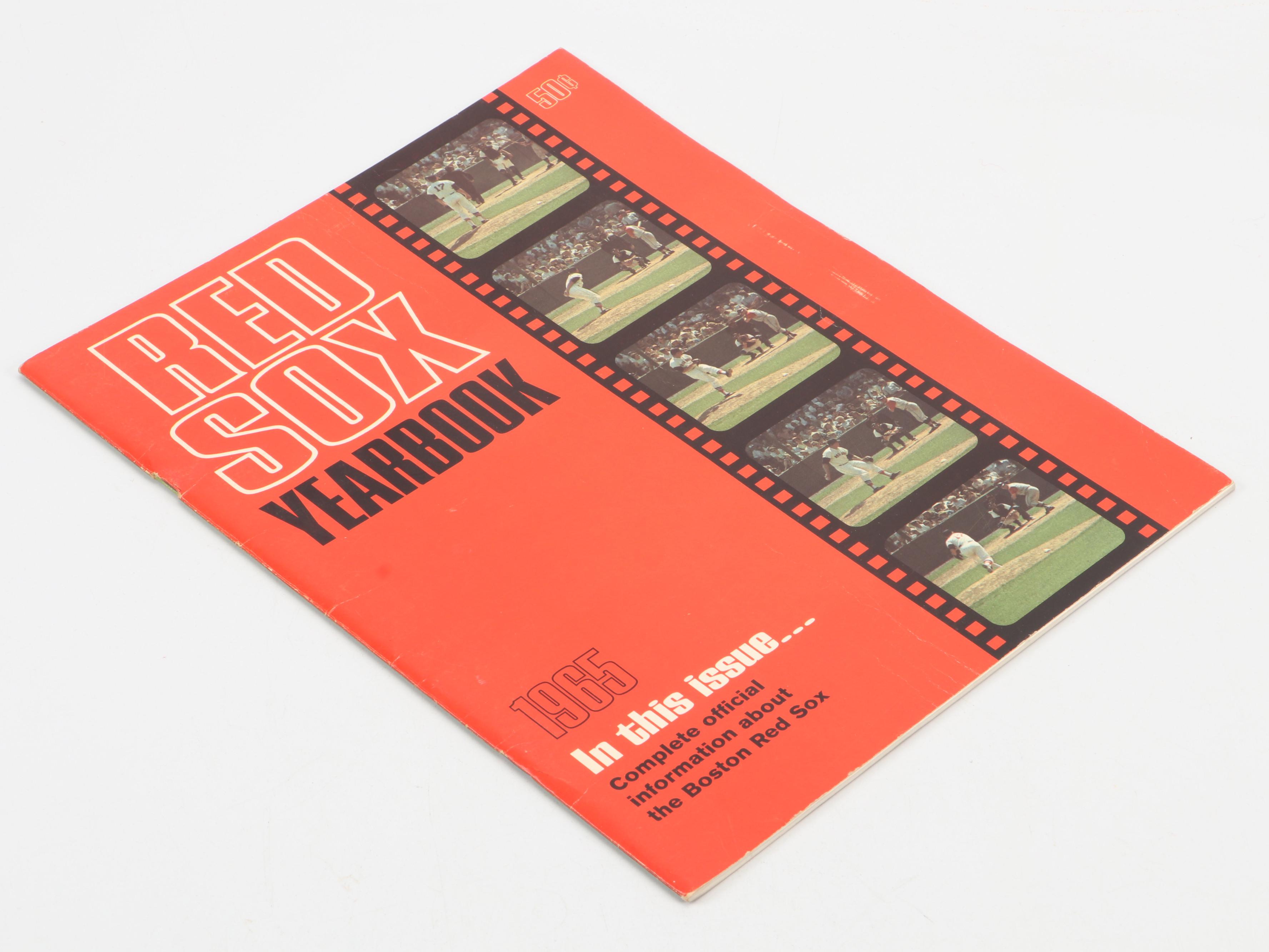 1960s Boston Red Sox Yearbooks with More