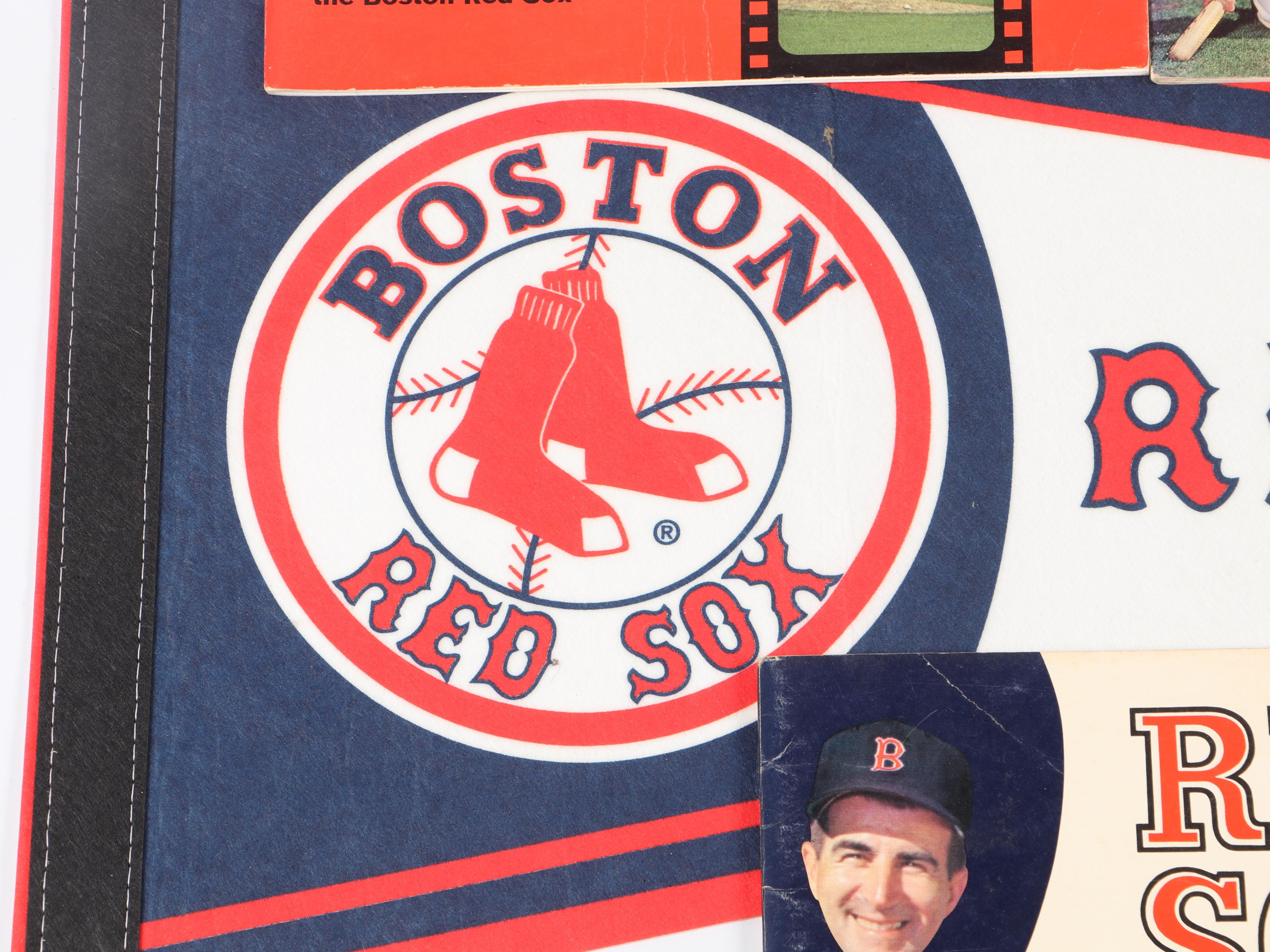 1960s Boston Red Sox Yearbooks with More