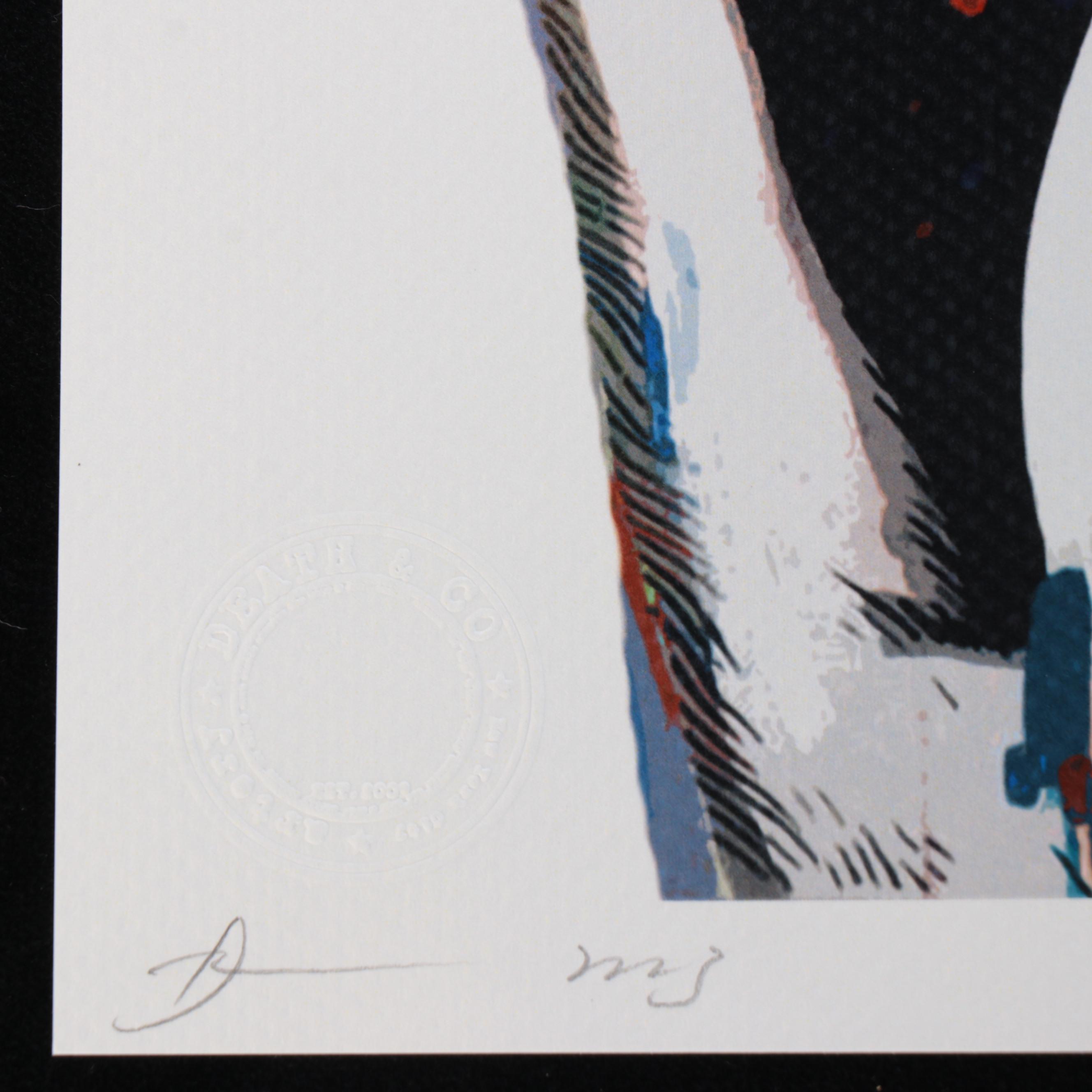 Death NYC Pop Art Graphic Print of Aubrey Hepburn x Chanel, 2023