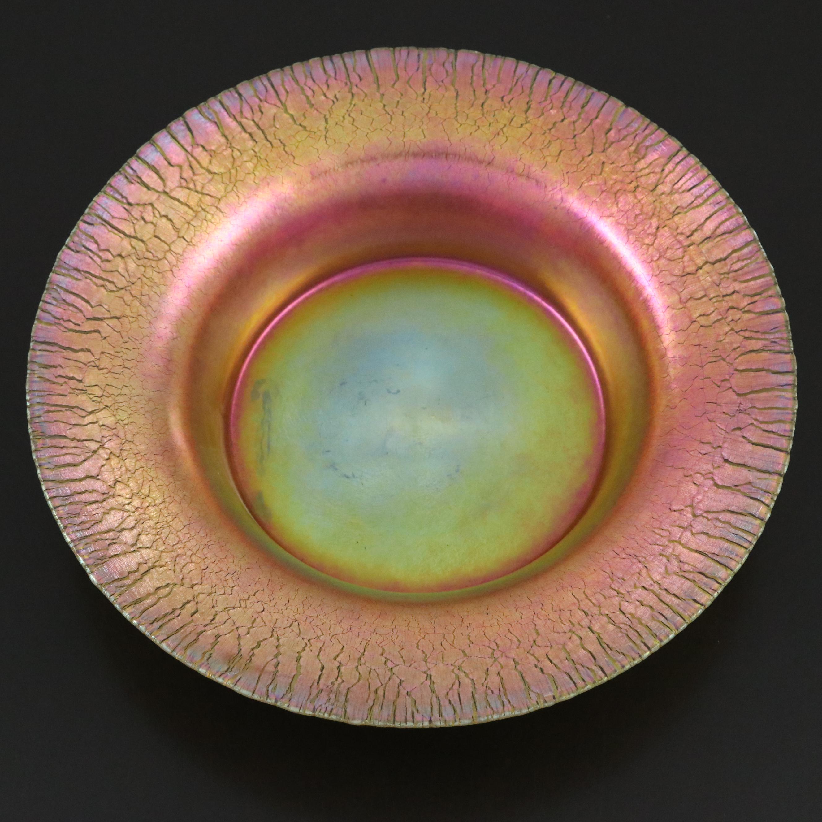 Louis Comfort Tiffany Favrile Art Glass Bowl, Early 20th Century