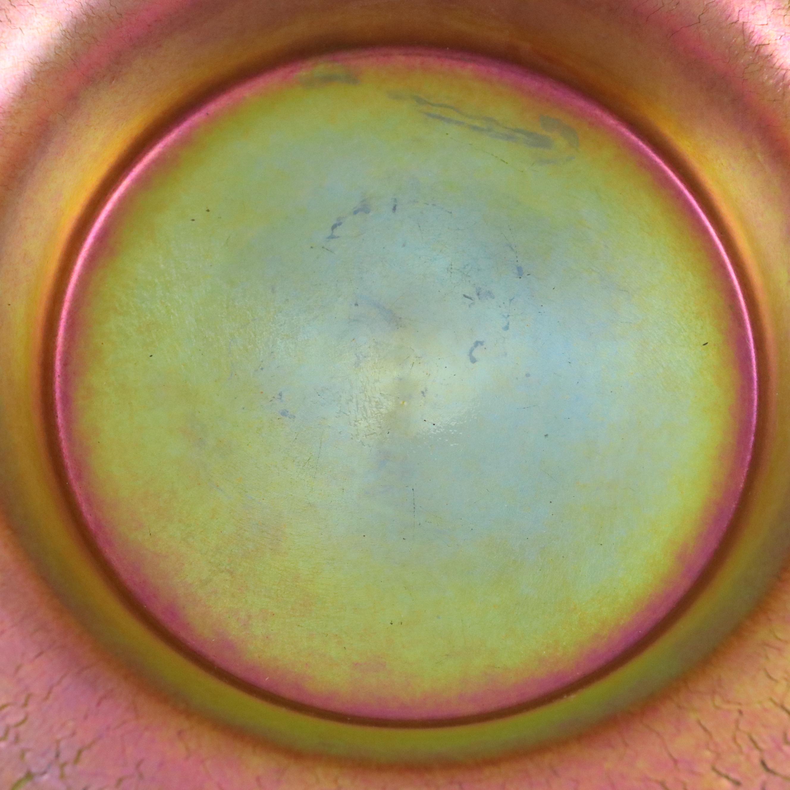 Louis Comfort Tiffany Favrile Art Glass Bowl, Early 20th Century