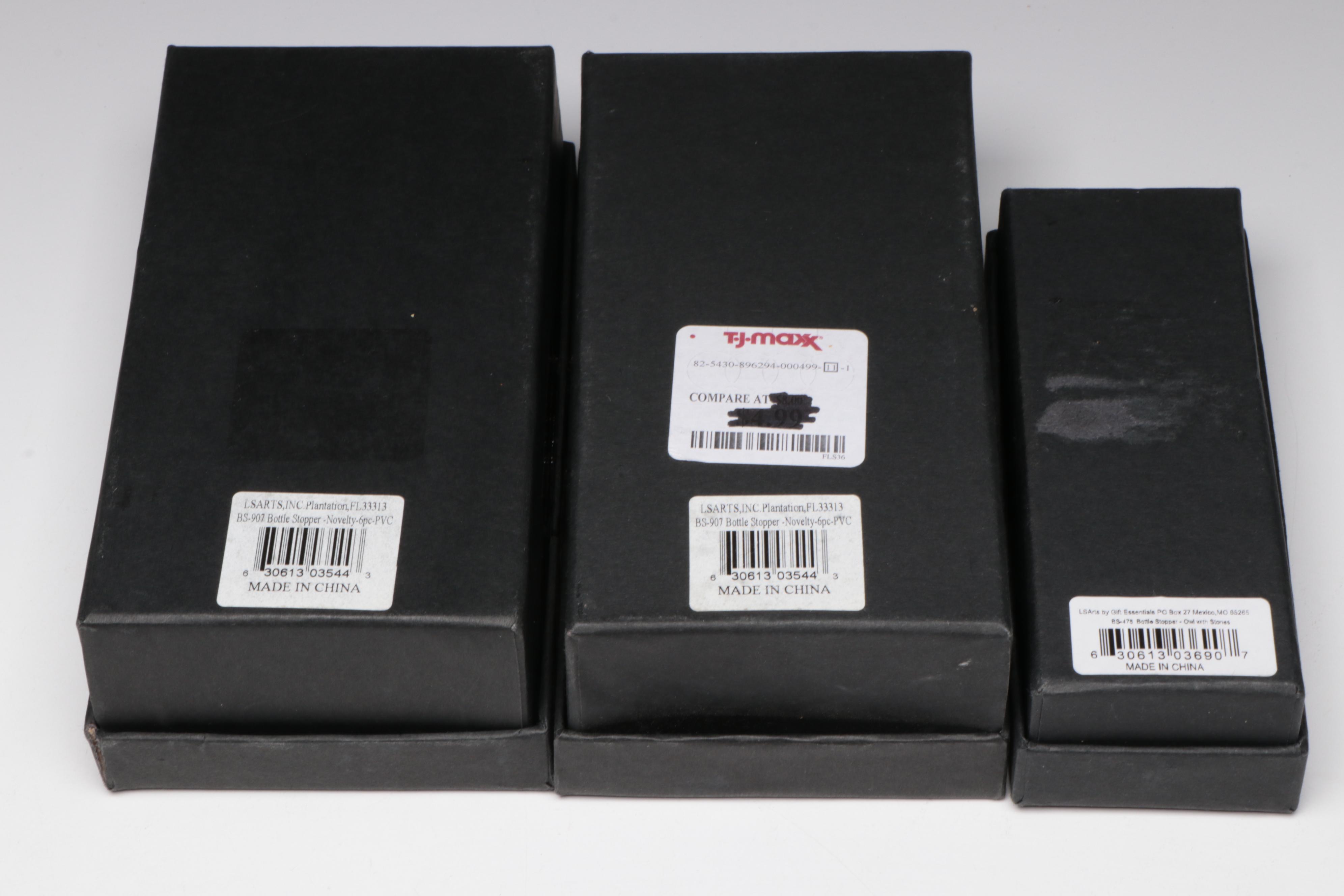 Libbey "Z Stem" Glass Margarita Glasses with Other Glassware and Wine Stoppers