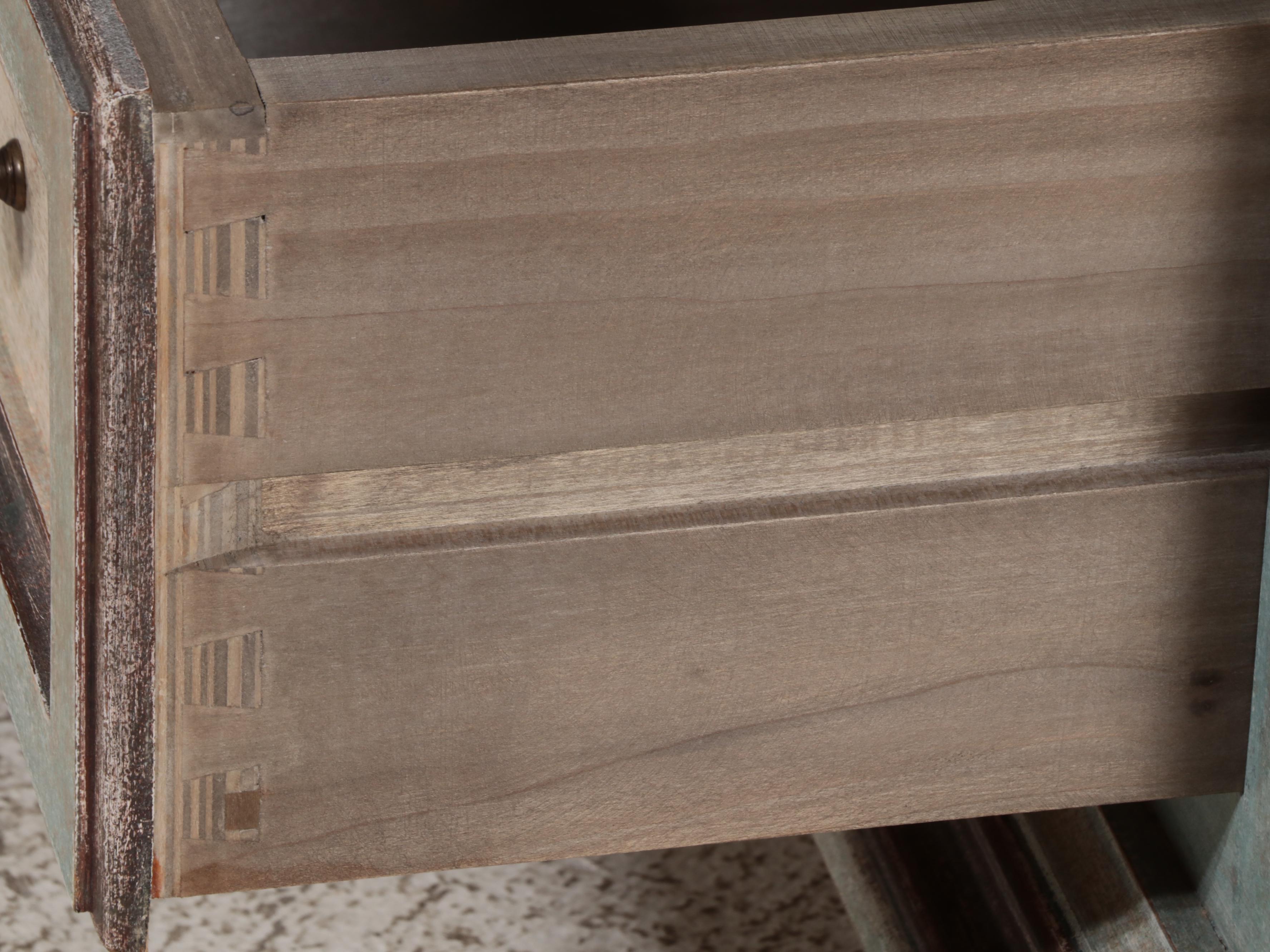 Decorative Crafts Inc. Italian Paint-Decorated TV Armoire