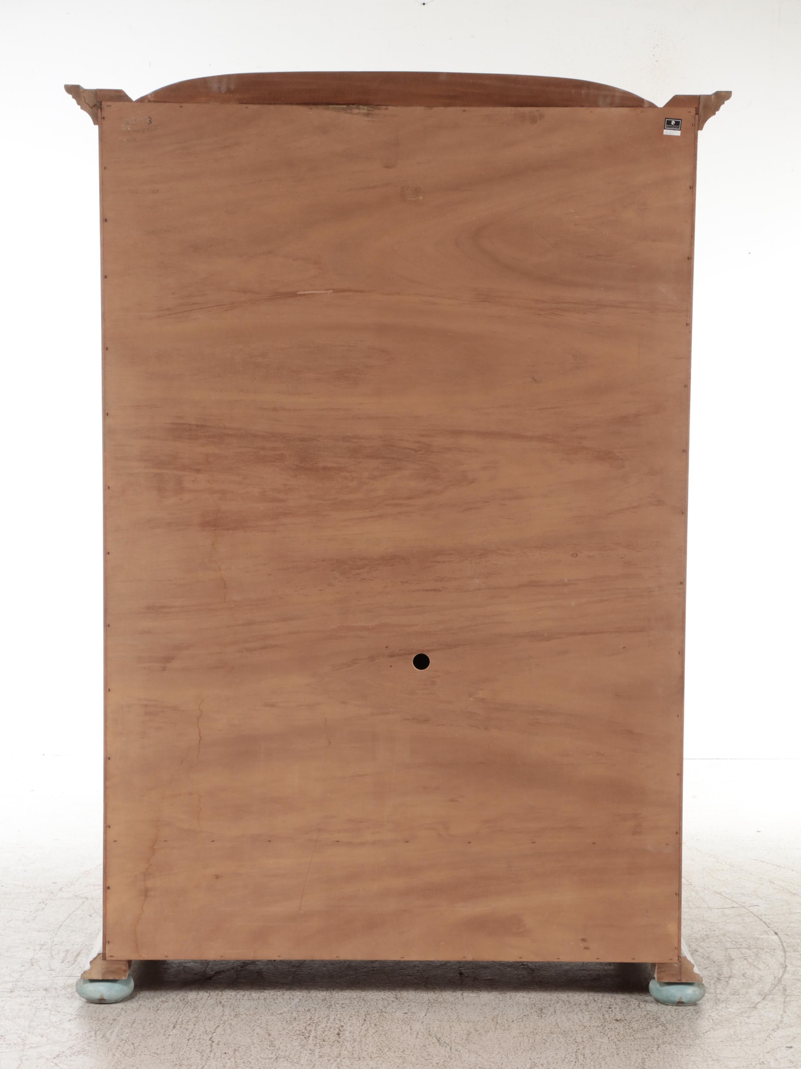 Decorative Crafts Inc. Italian Paint-Decorated TV Armoire