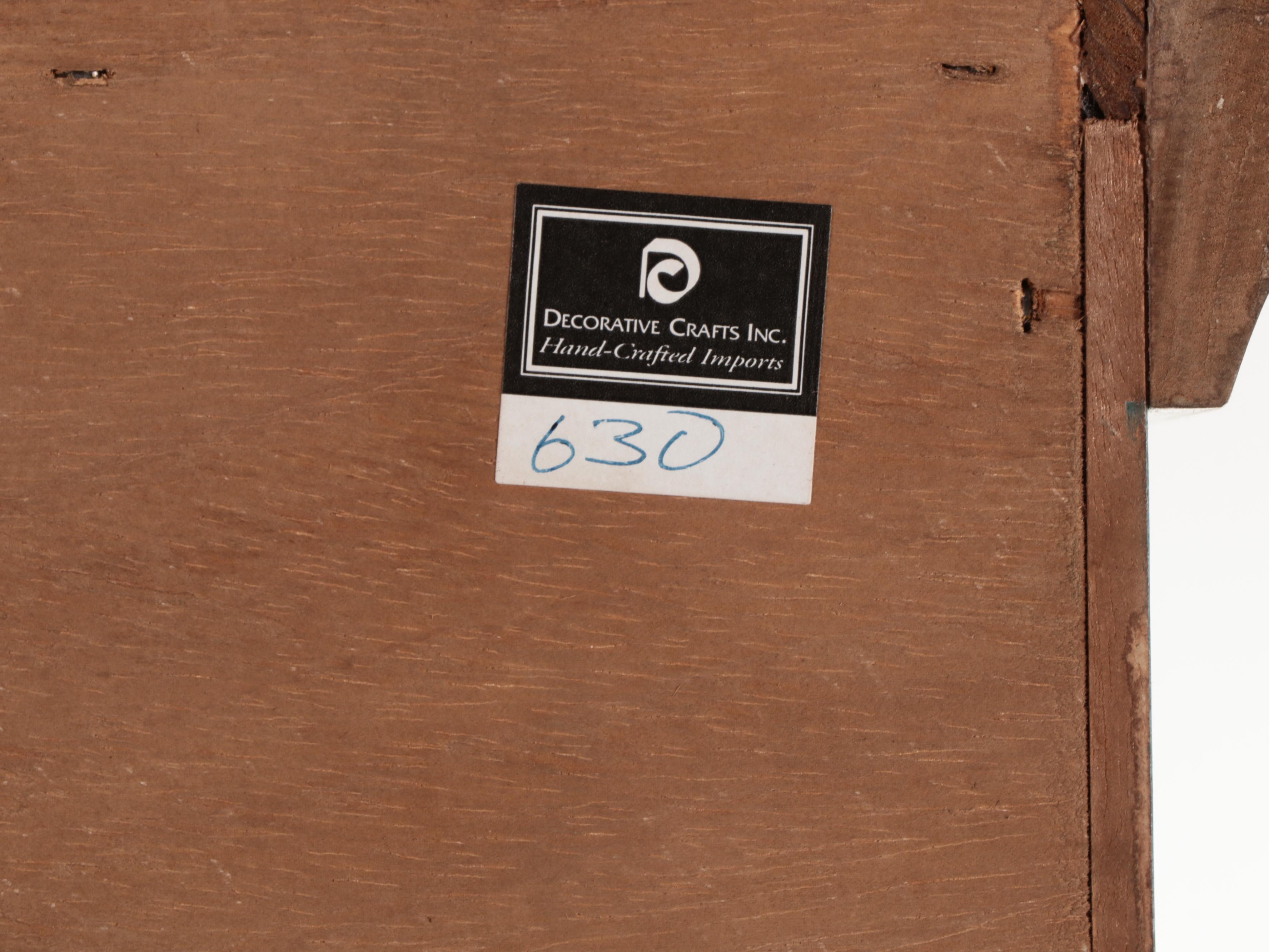 Decorative Crafts Inc. Italian Paint-Decorated TV Armoire