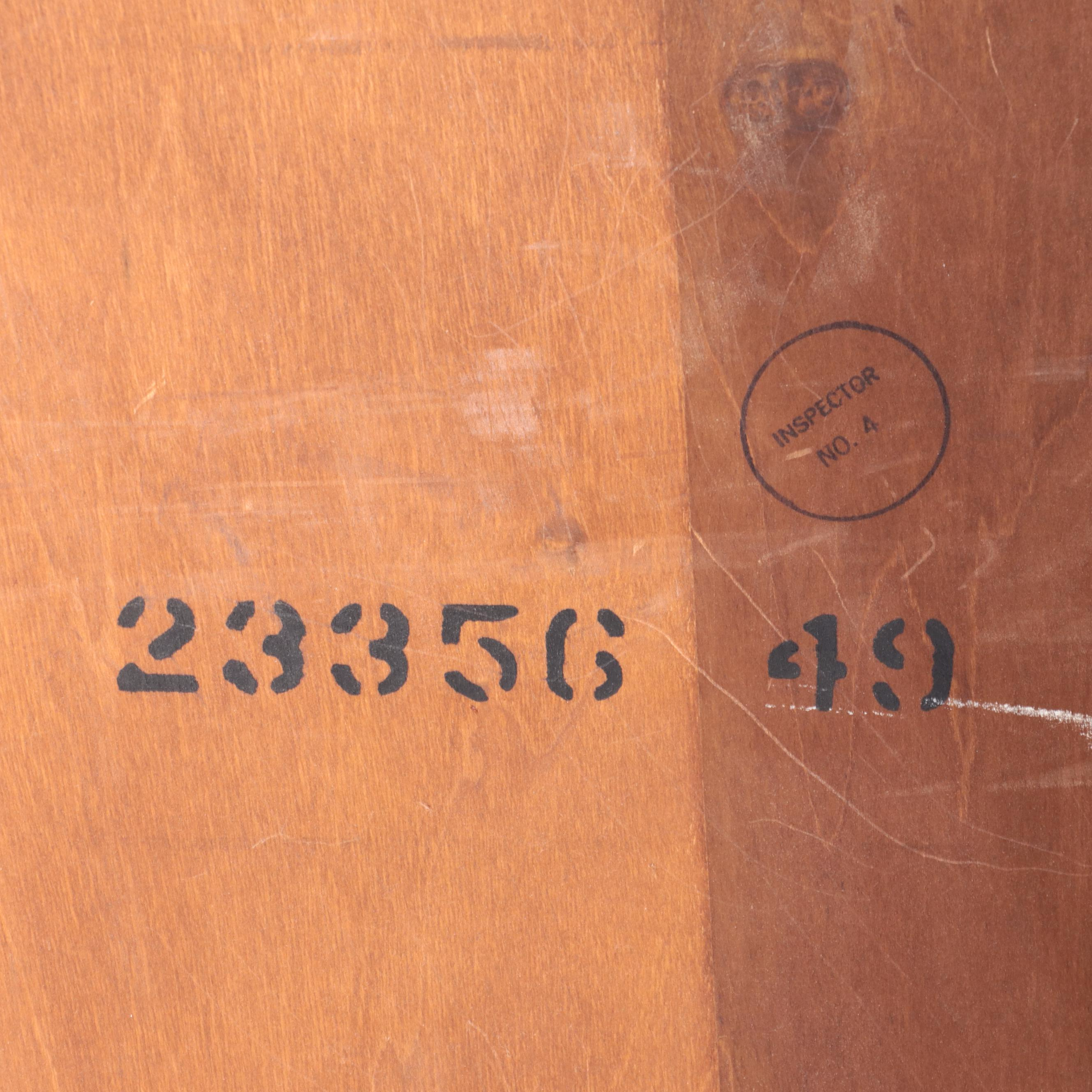 Assembled Five-Piece Modernist Walnut, Aluminum, and Brushed Steel Dining Set