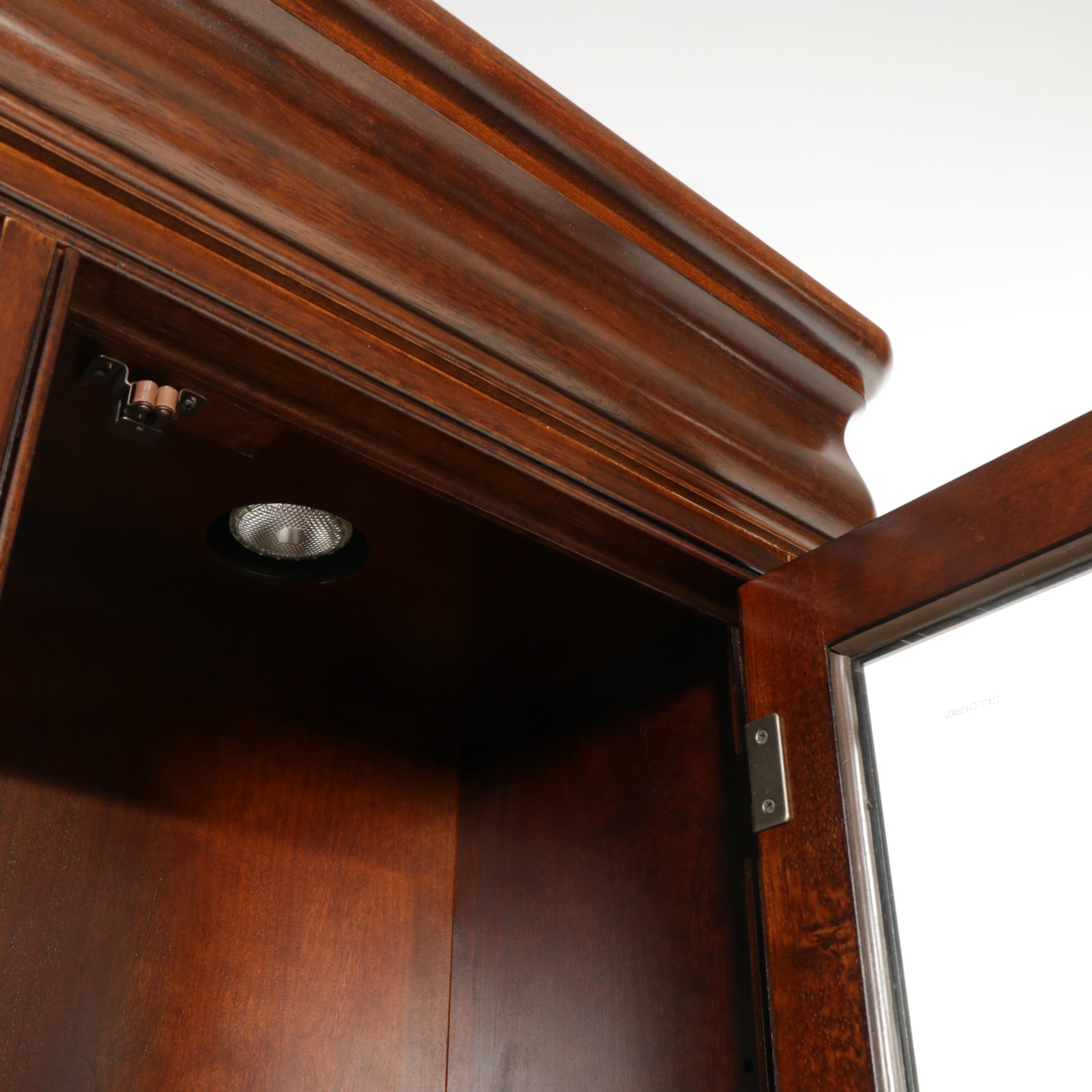 Haverty's Mahogany Finish Desk with Hutch