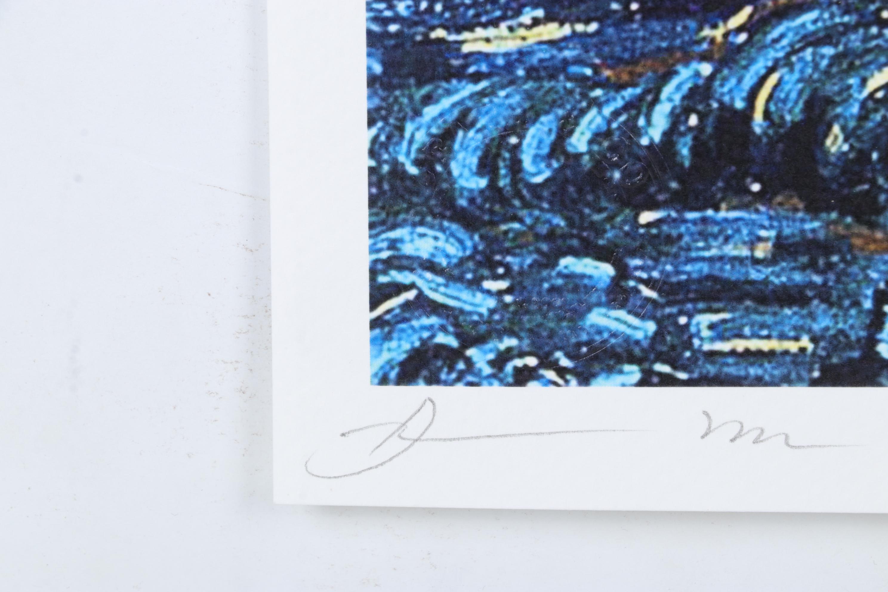 Death NYC Pop Art Graphic Print Homage to Van Gogh Featuring Rolex, 2023