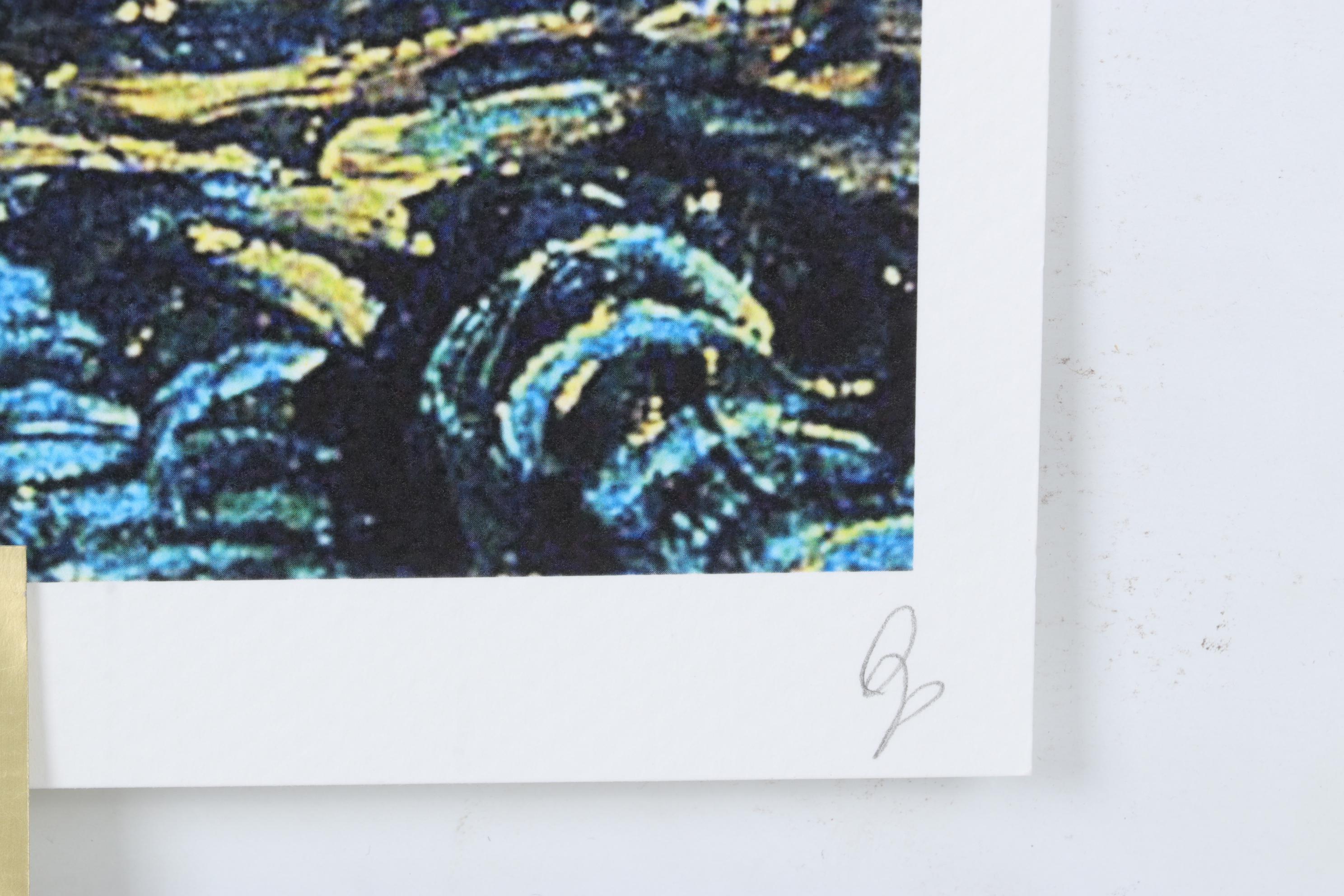 Death NYC Pop Art Graphic Print Homage to Van Gogh Featuring Rolex, 2023