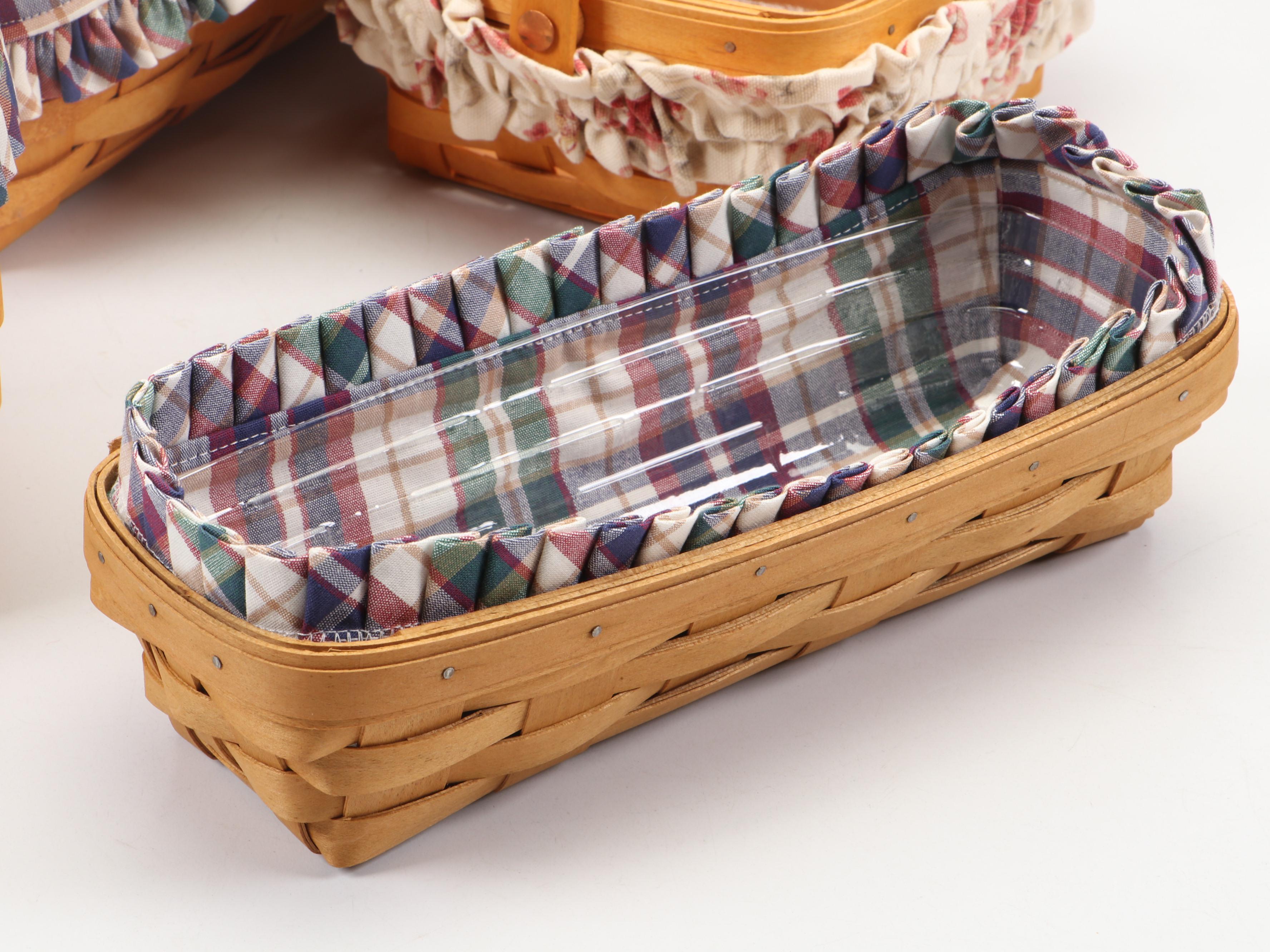 Longaberger Handcrafted Baskets and Organizer
