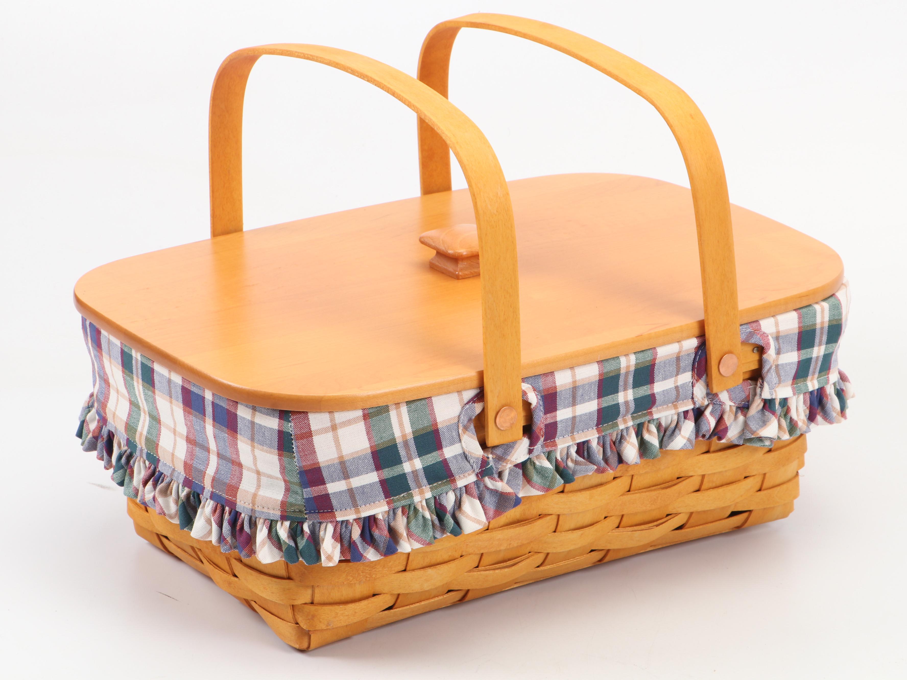 Longaberger Handcrafted Baskets and Organizer