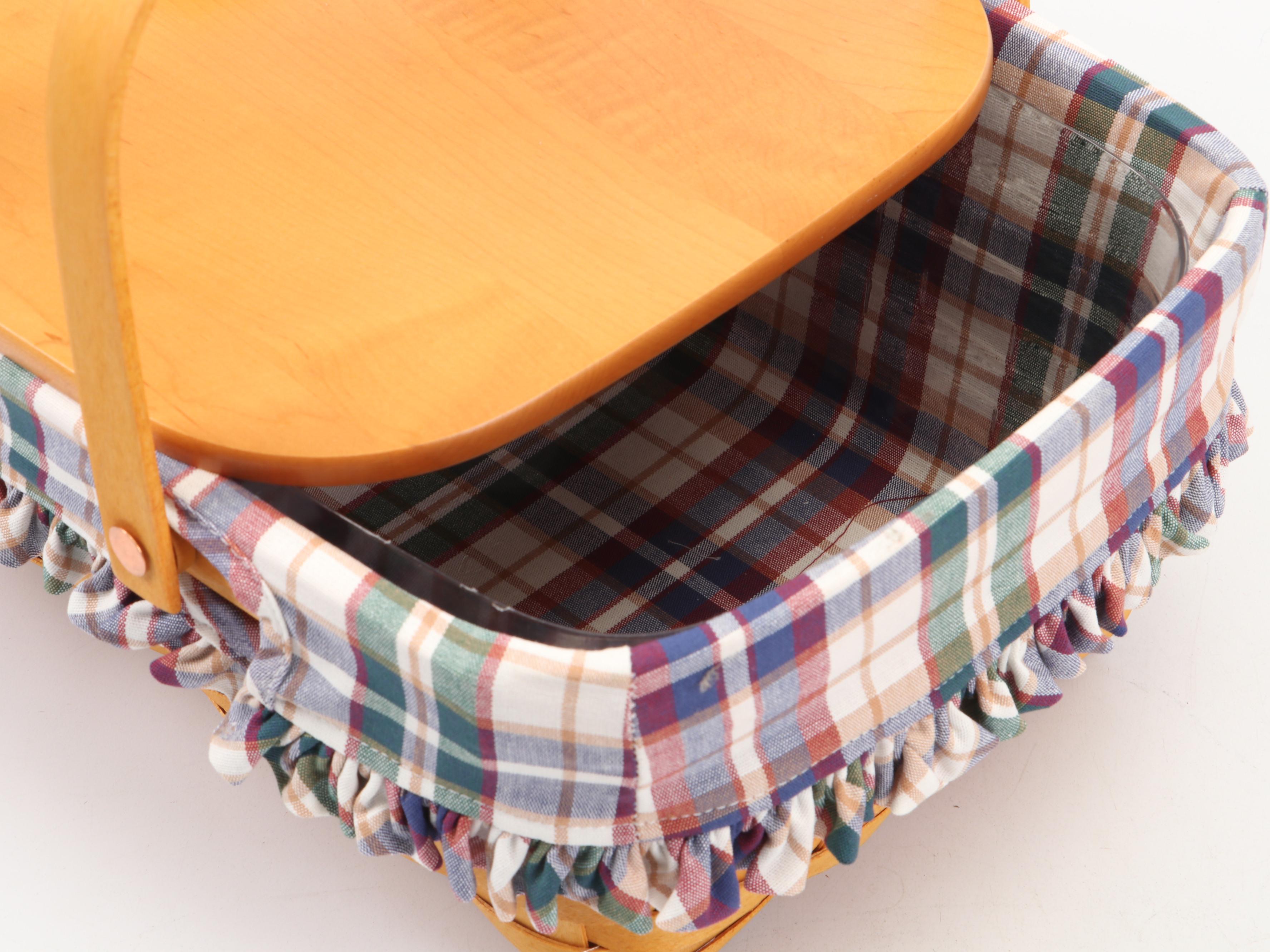 Longaberger Handcrafted Baskets and Organizer