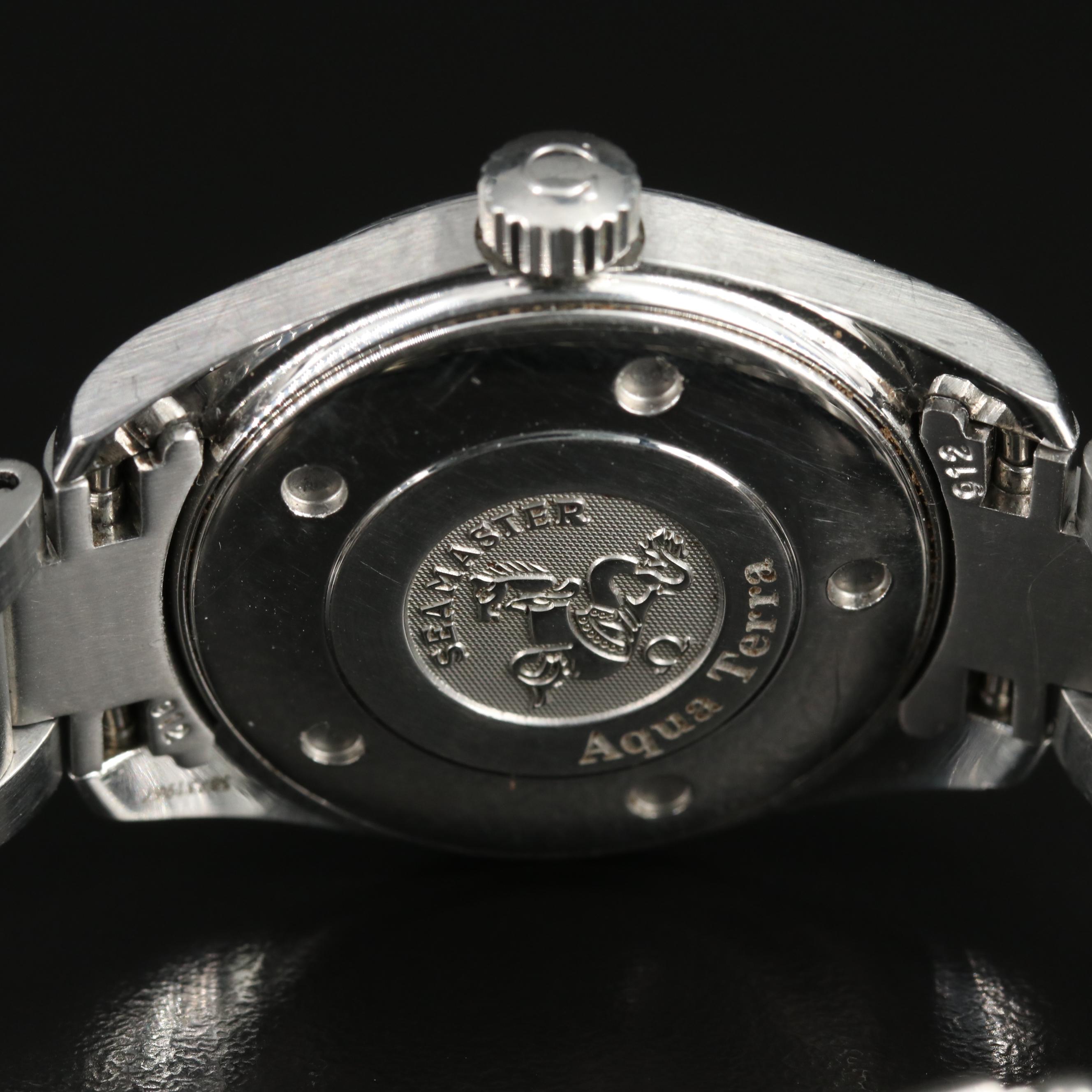 1998 Omega Seamaster Aqua Terra Date Watch