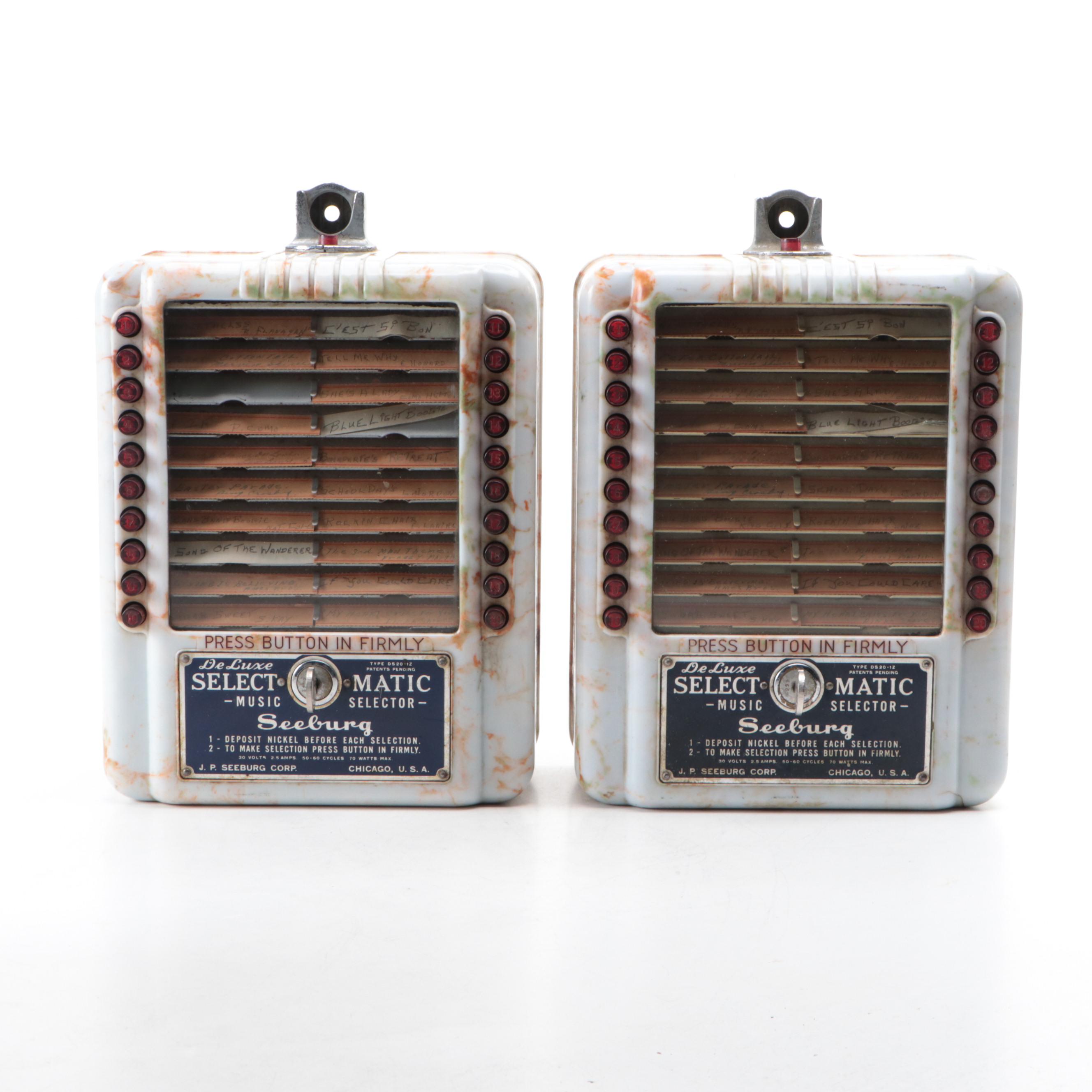 Seeburg DS20-1Z Select-O-Matic Deluxe Wall Jukeboxes, Mid-20th Century