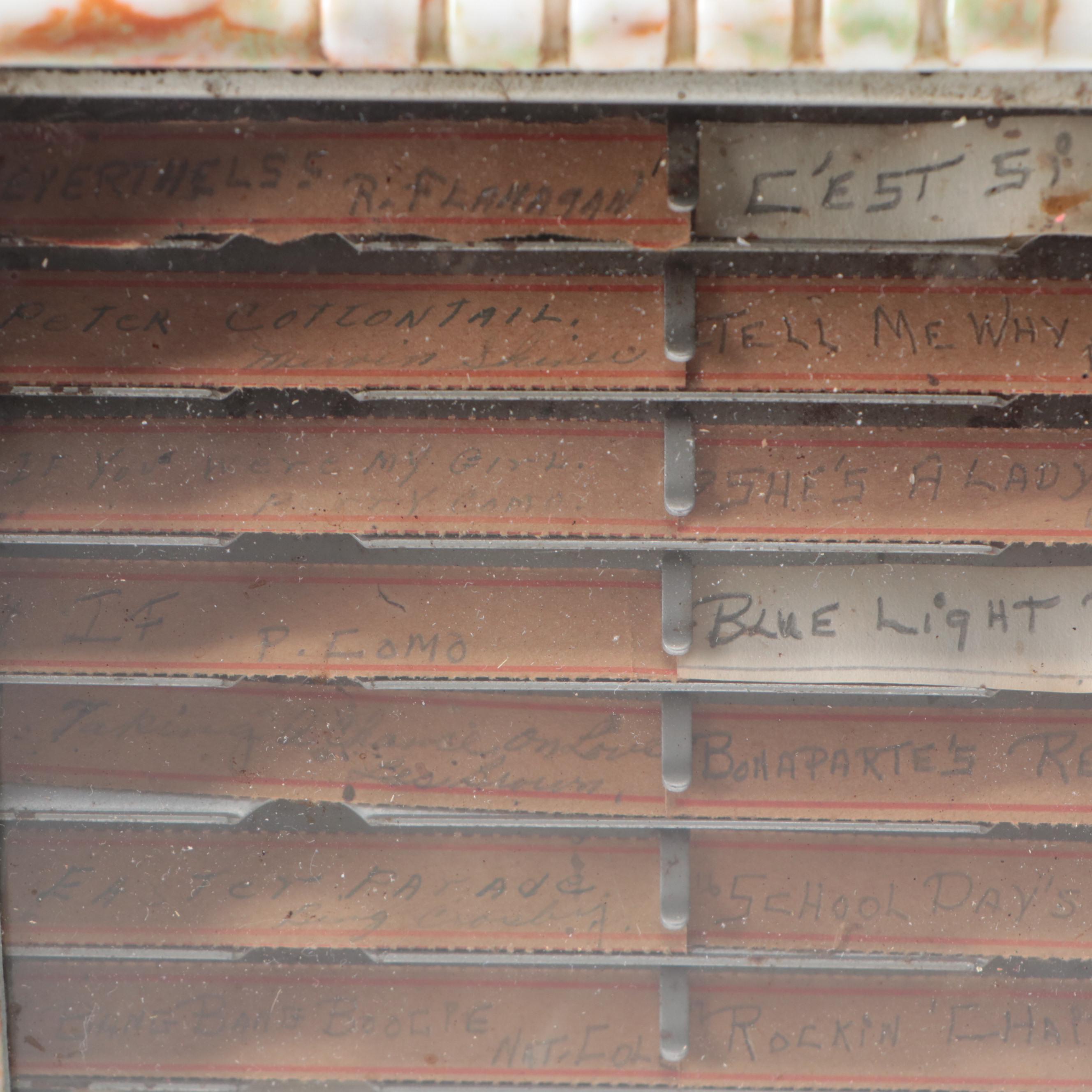 Seeburg DS20-1Z Select-O-Matic Deluxe Wall Jukeboxes, Mid-20th Century