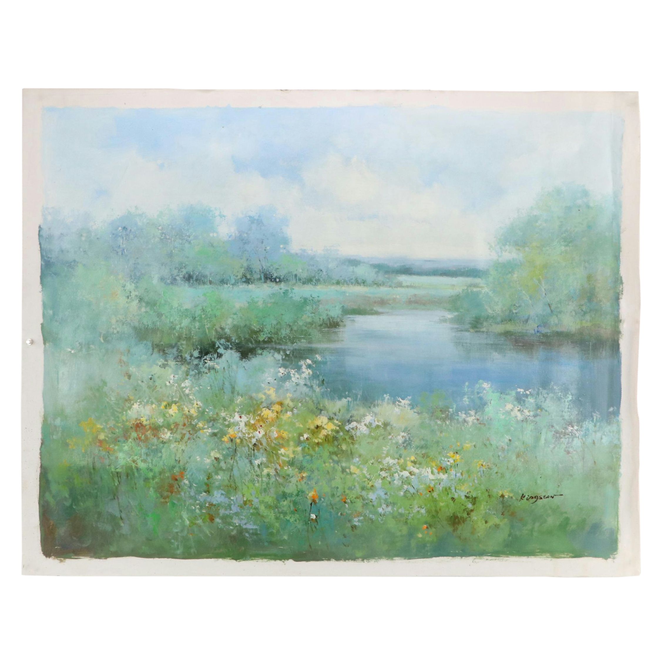 Kingston Landscape Oil Painting, 21st Century