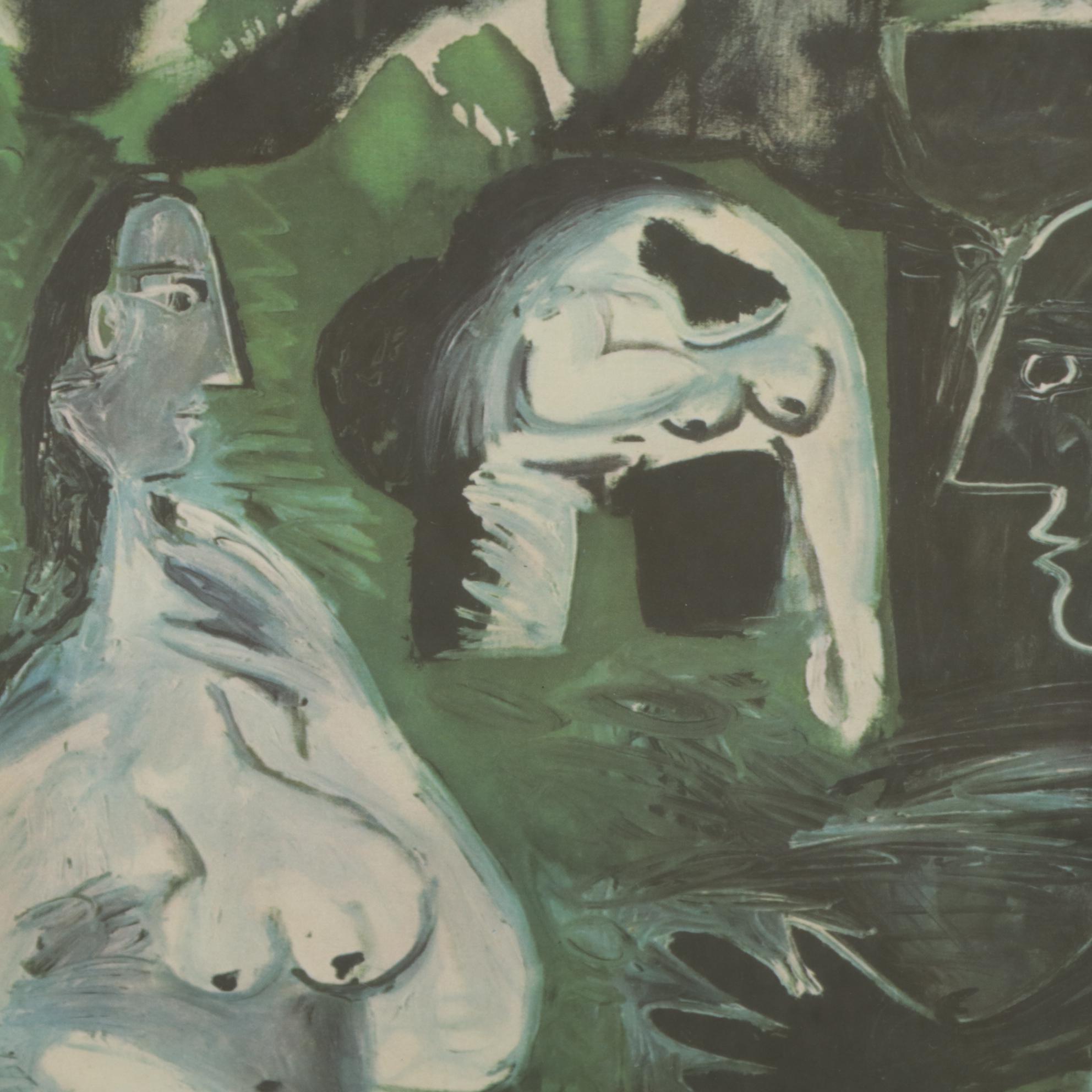 Offset Lithograph After Pablo Picasso From "Les Déjeuners," 1963