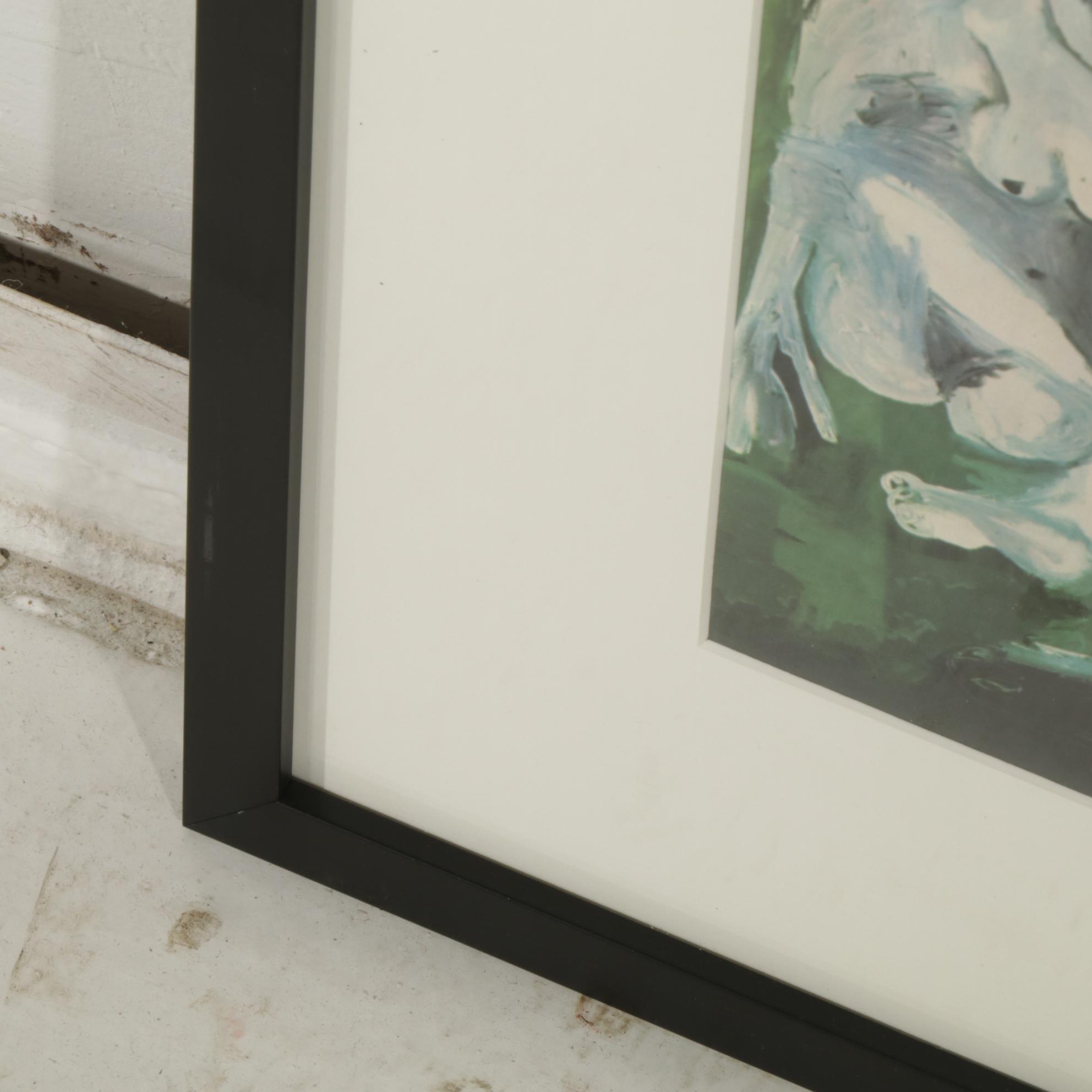 Offset Lithograph After Pablo Picasso From "Les Déjeuners," 1963