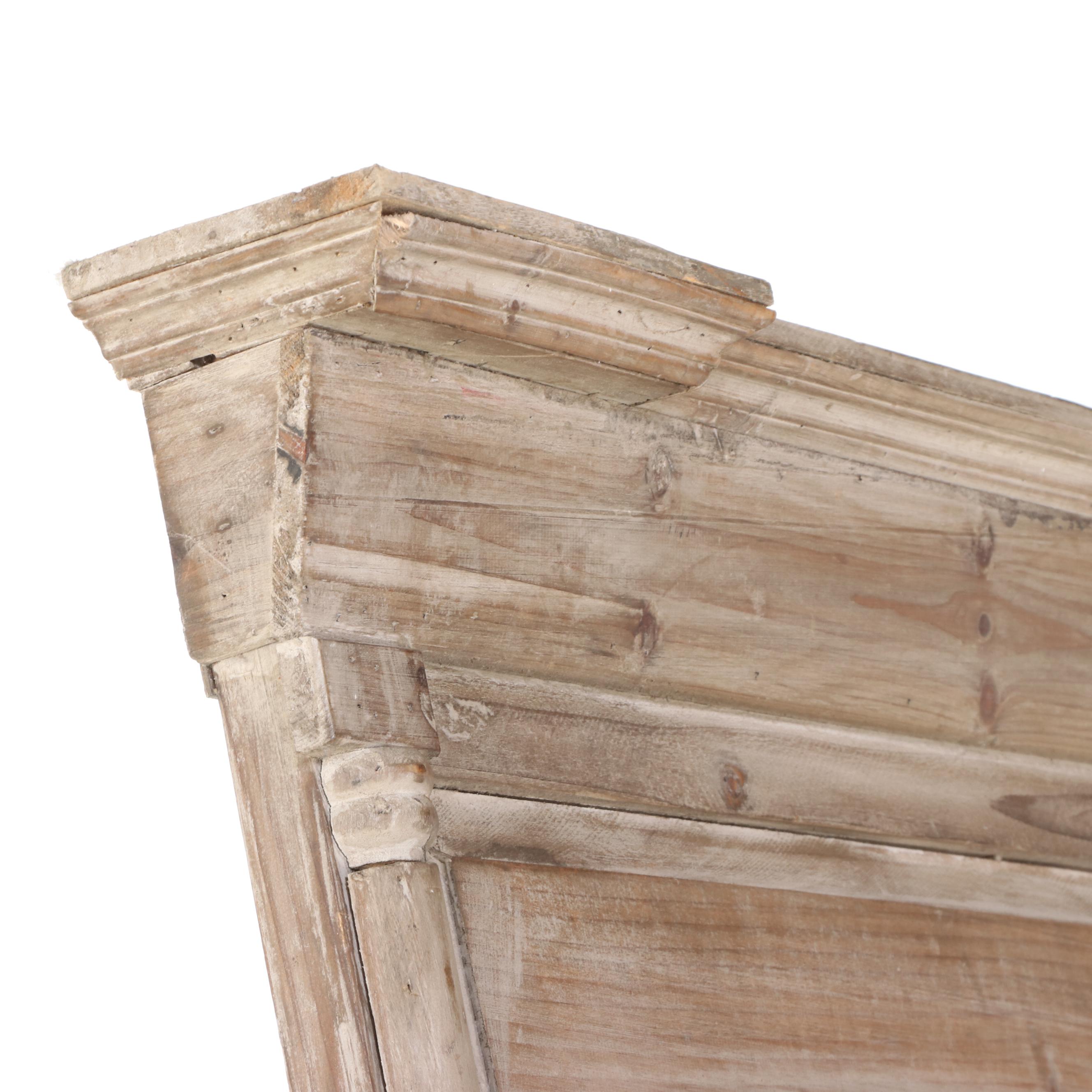 Restoration Hardware Natural Finish Wood Large Wall Mirror, Contemporary