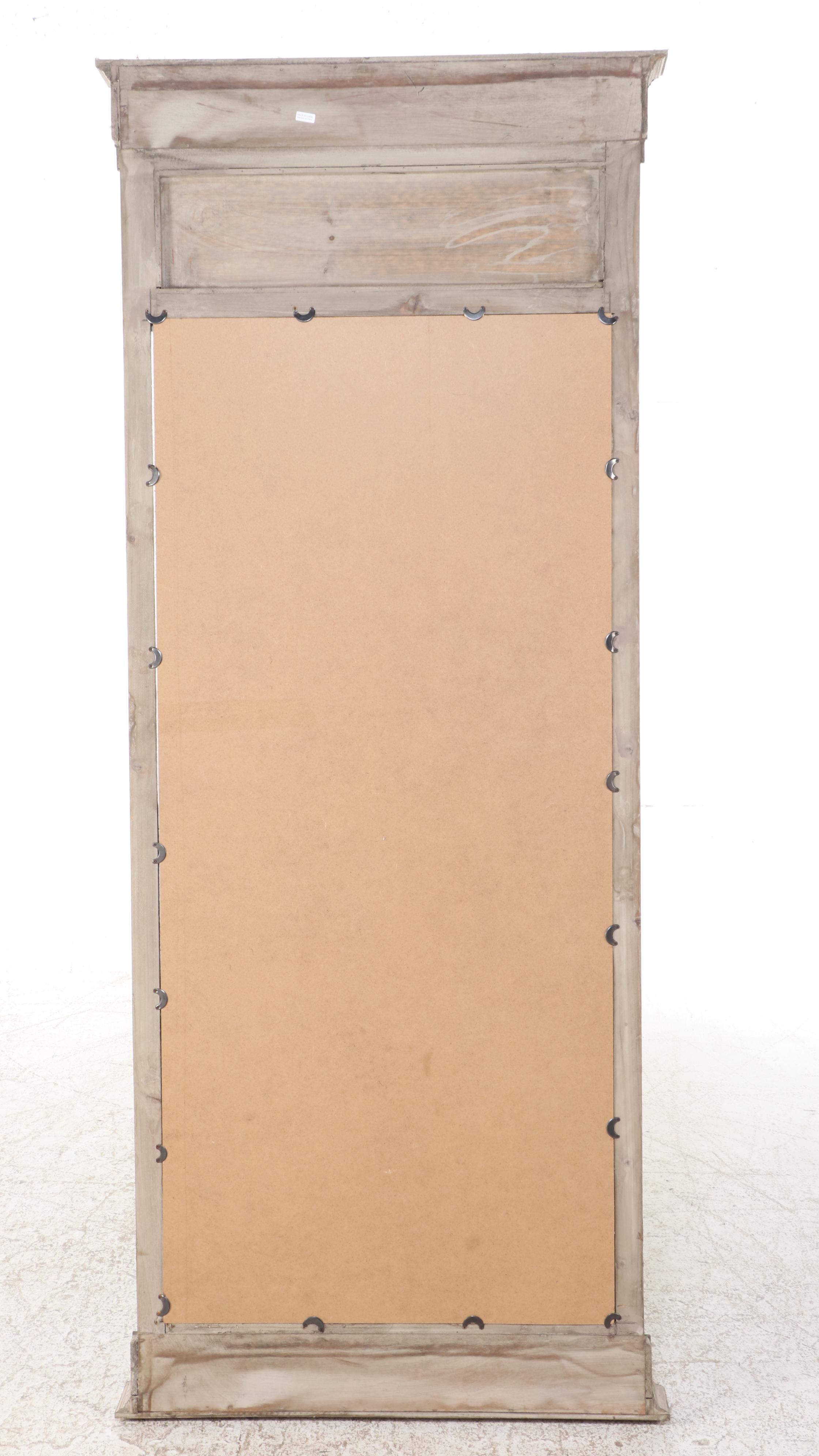 Restoration Hardware Natural Finish Wood Large Wall Mirror, Contemporary