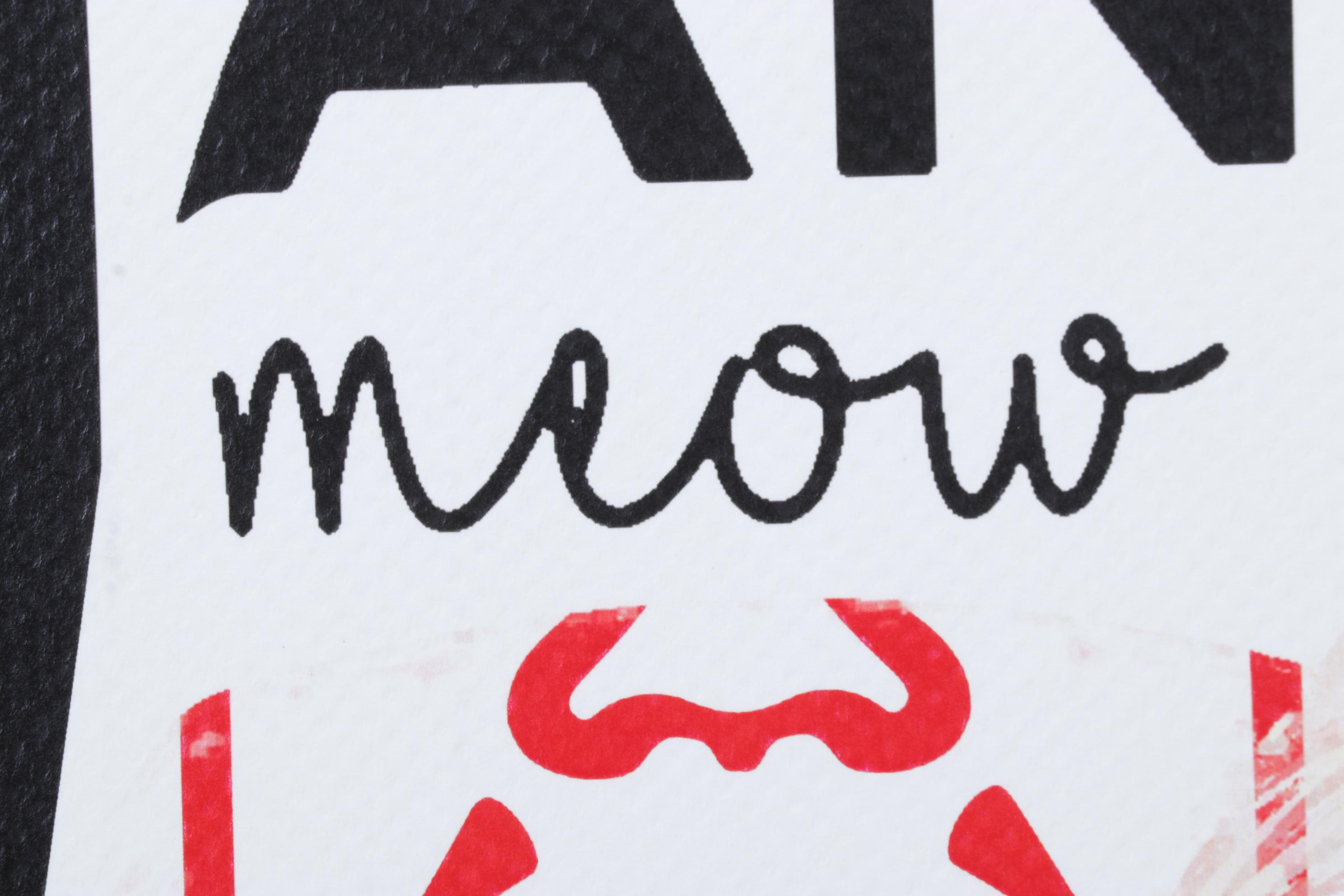 Death NYC Pop Art Graphic Print Homage to Chanel and Shepard Fairey, 2023