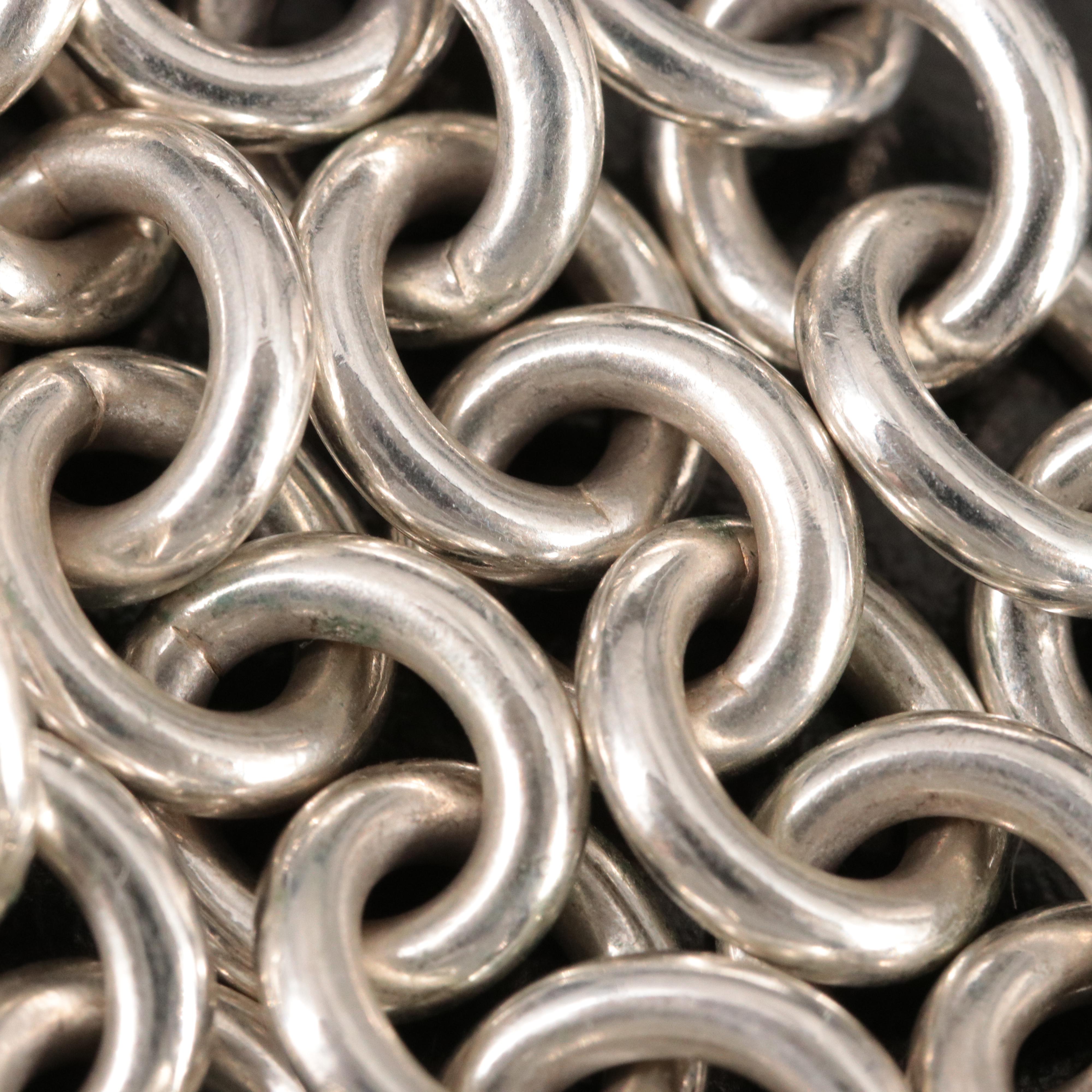 Tiffany & Co. Sterling Heart Toggle Necklace