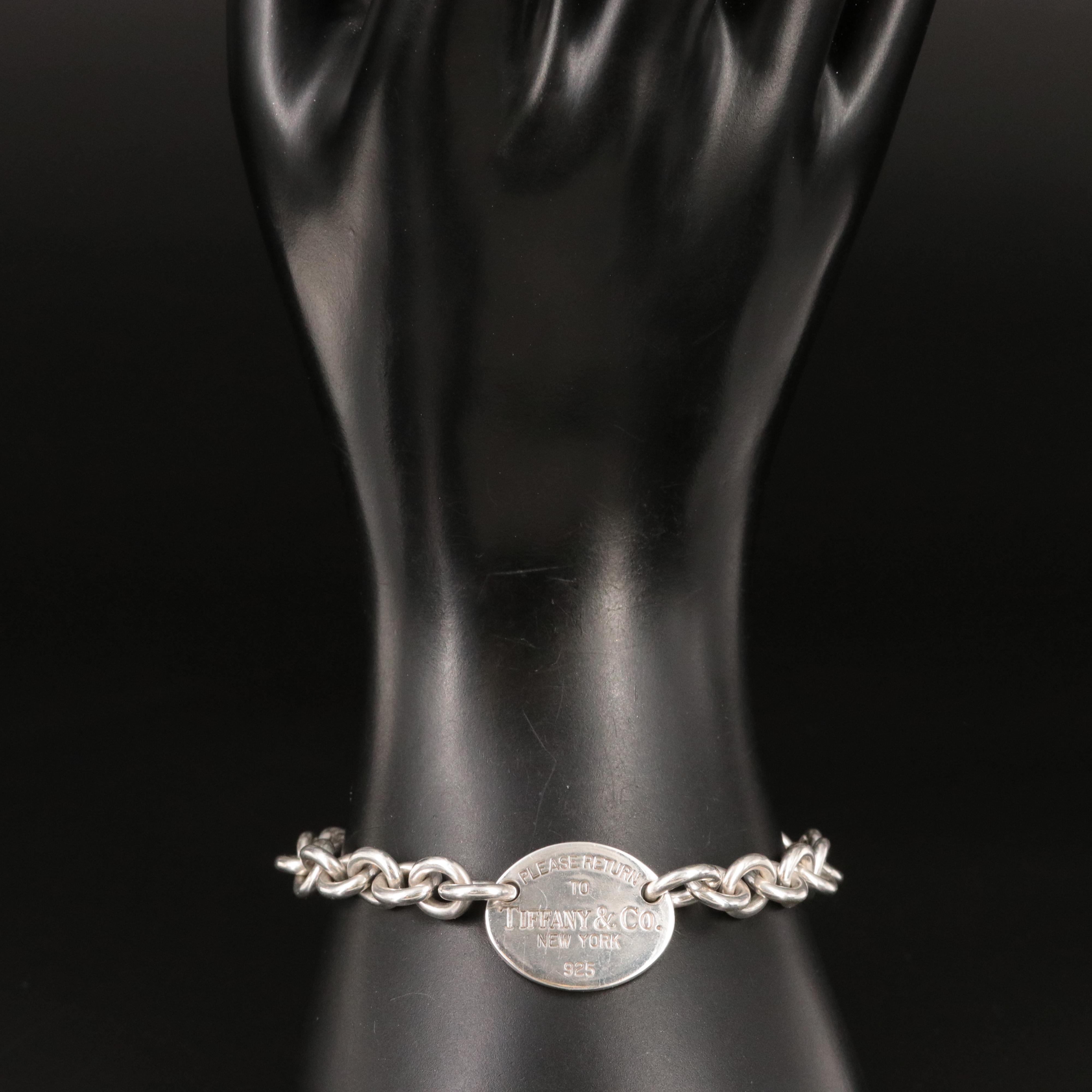 Tiffany & Co. Return to Tiffany Oval Tag Bracelet