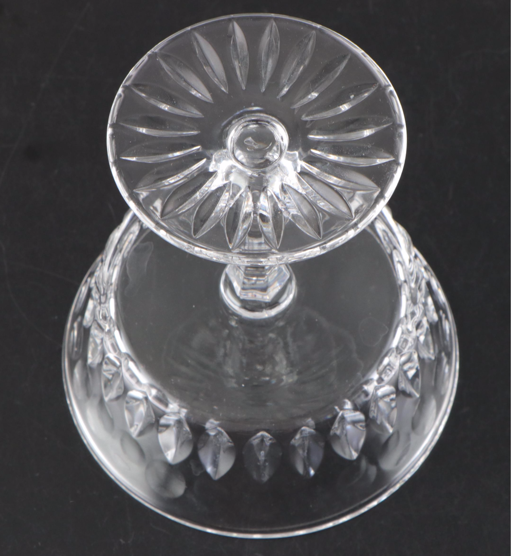 Waterford "Colleen" Crystal Biscuit Barrel and Gorham "De Medici" Compote