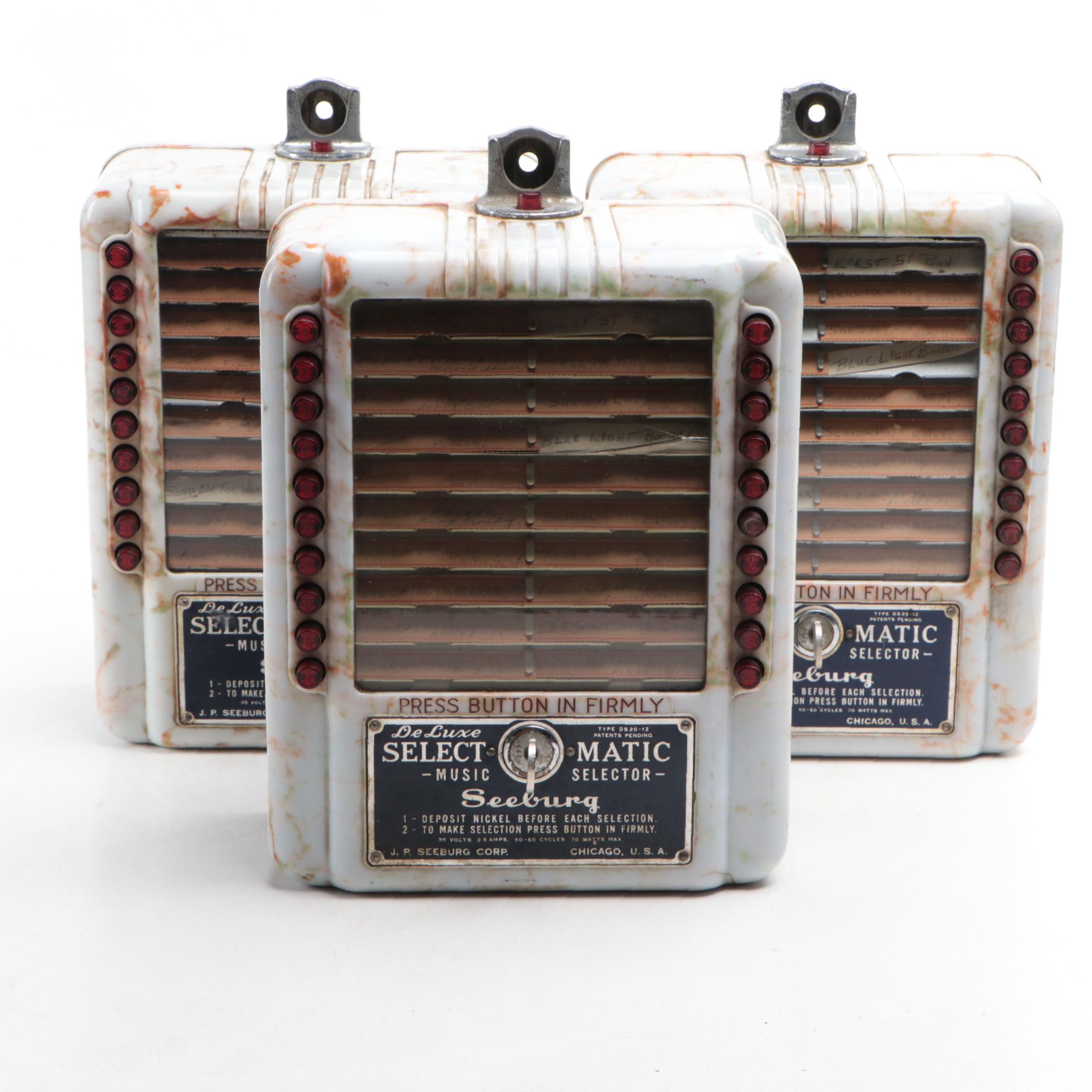 Seeburg DS20-1Z Select-O-Matic Deluxe Wall Jukeboxes, Mid-20th Century