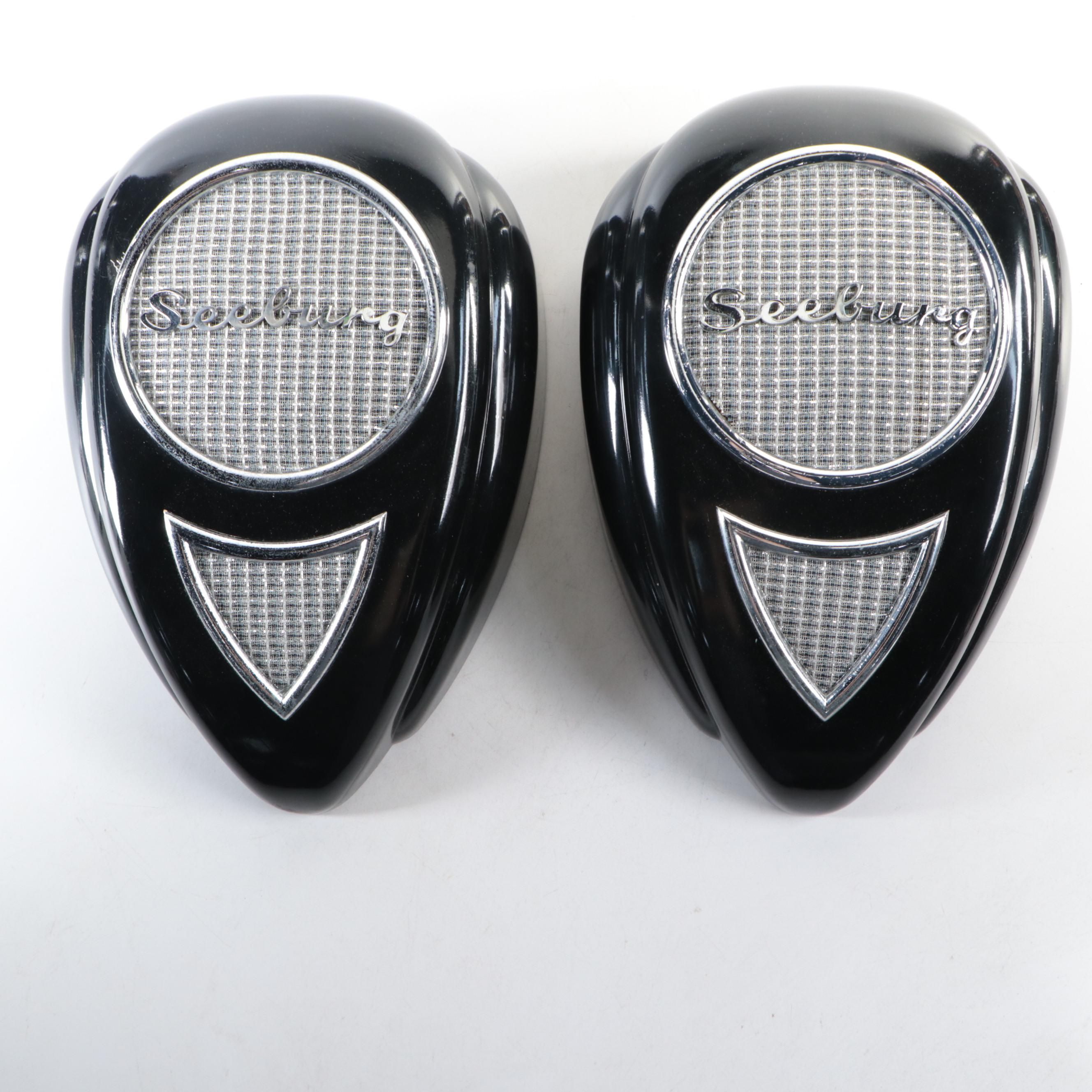 Seeburg Model RSI-8 Teardrop Remote Speakers, Mid-20th Century