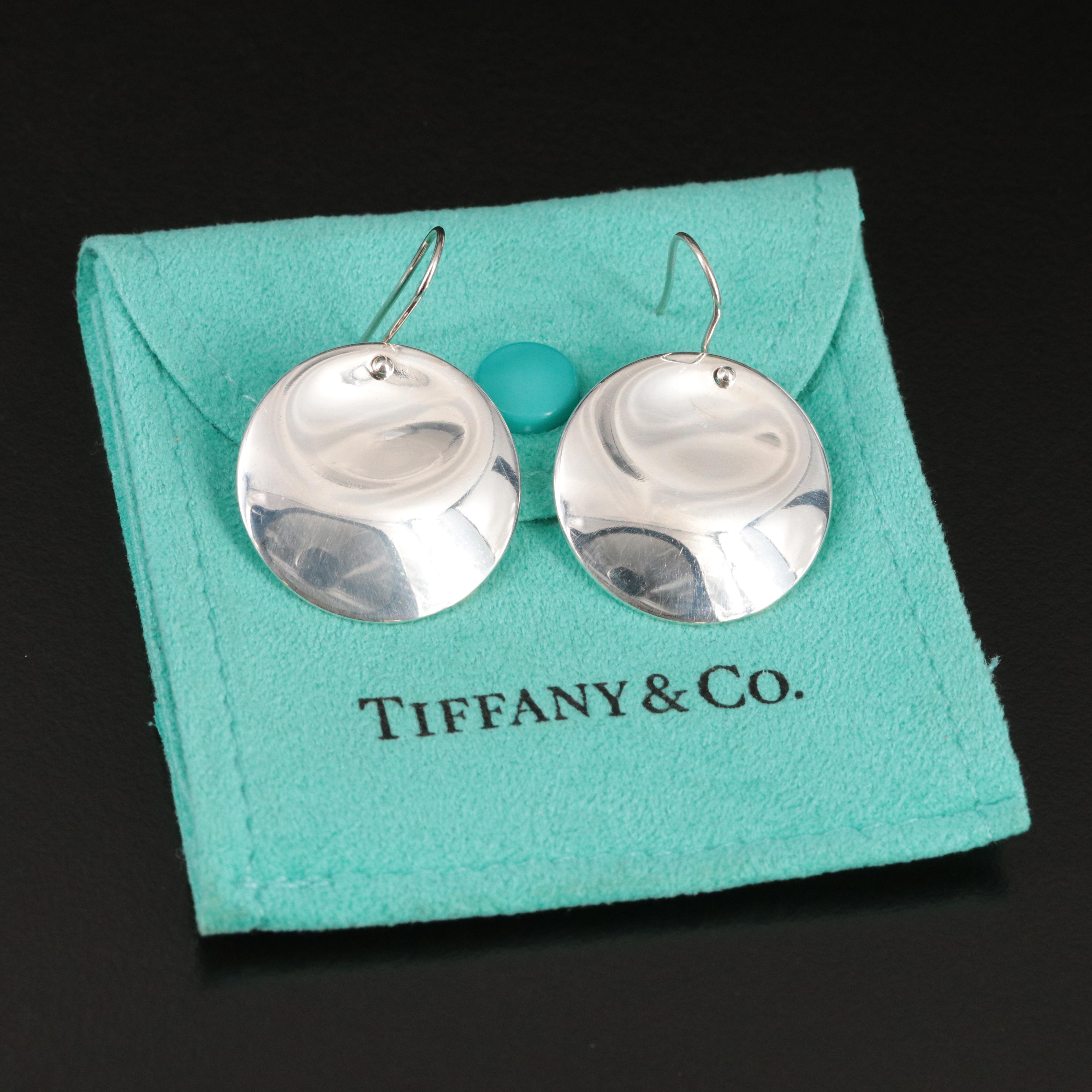 Elsa Peretti for Tiffany & Co. Sterling Disk Earrings