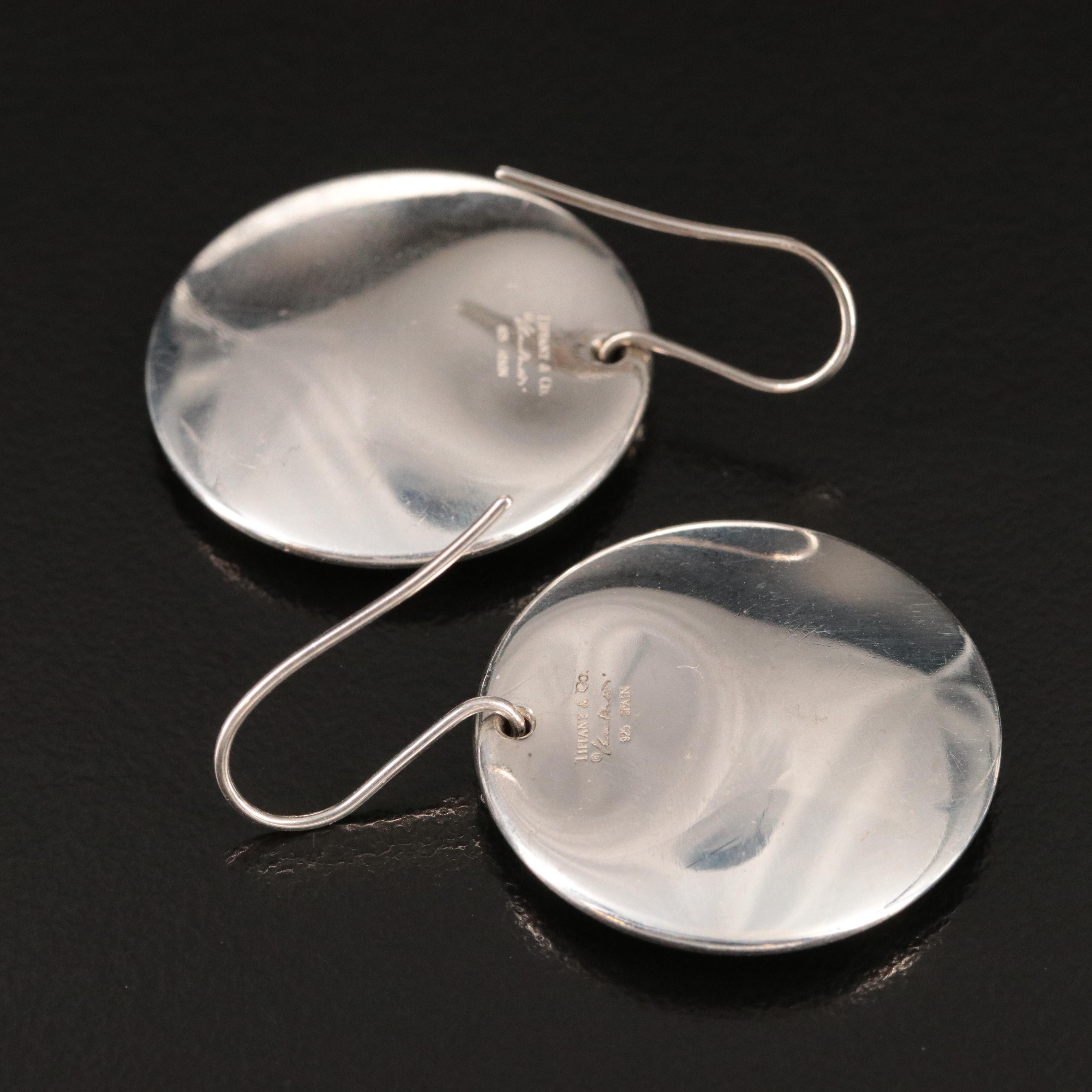 Elsa Peretti for Tiffany & Co. Sterling Disk Earrings
