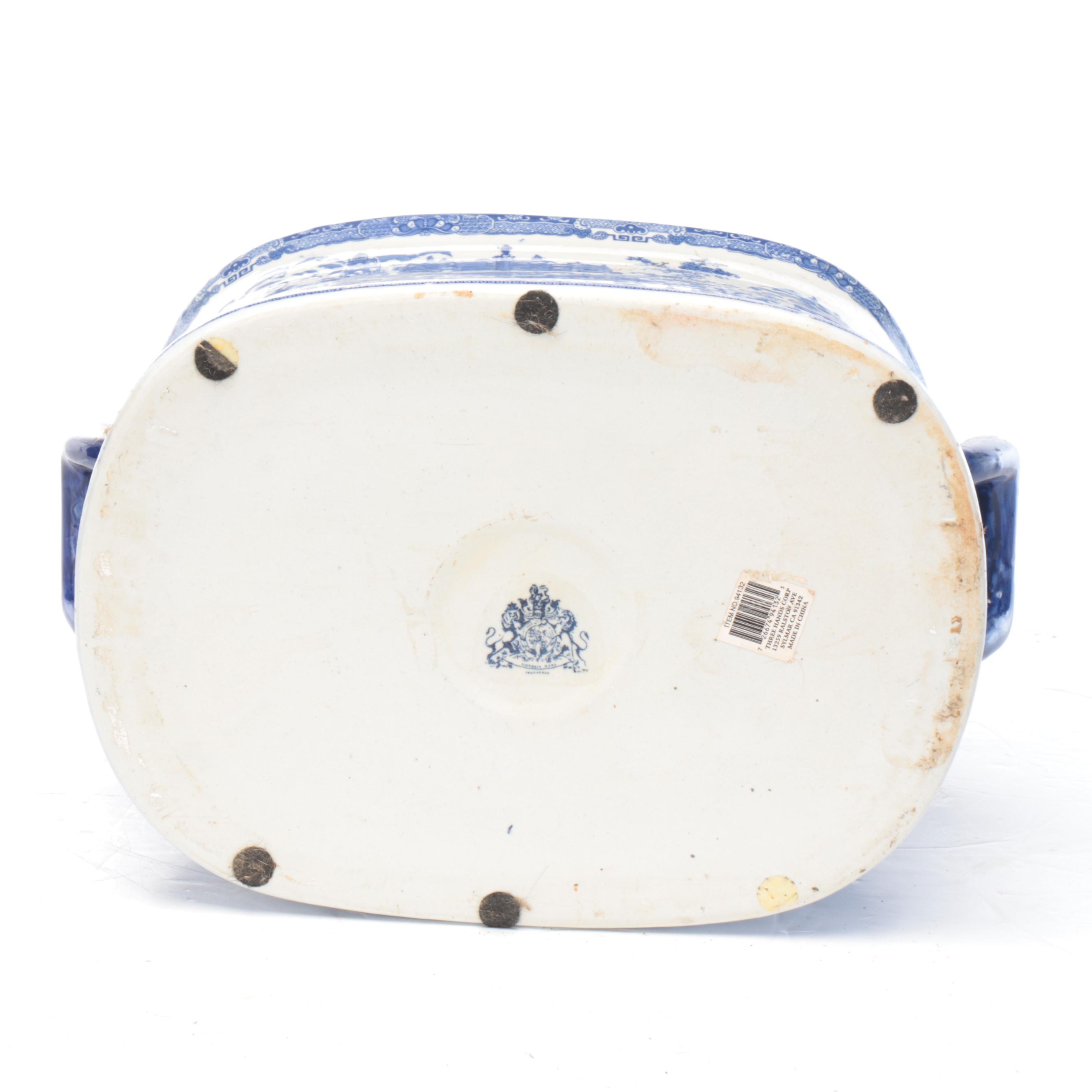 Victoria Ware Ironstone Foot Bath with Carpet Ball and More