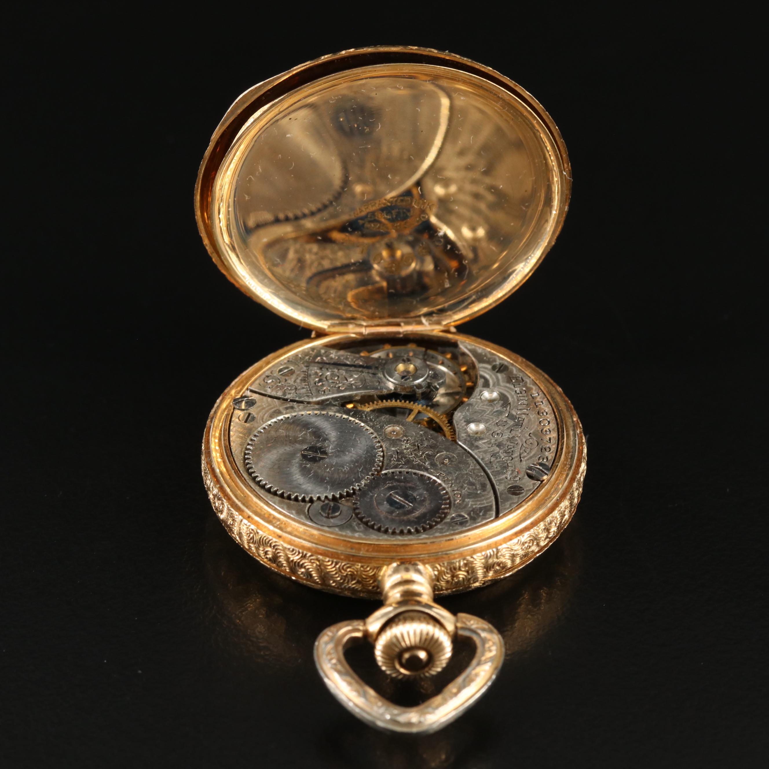 1905 Elgin 14K Gold Pocket Watch