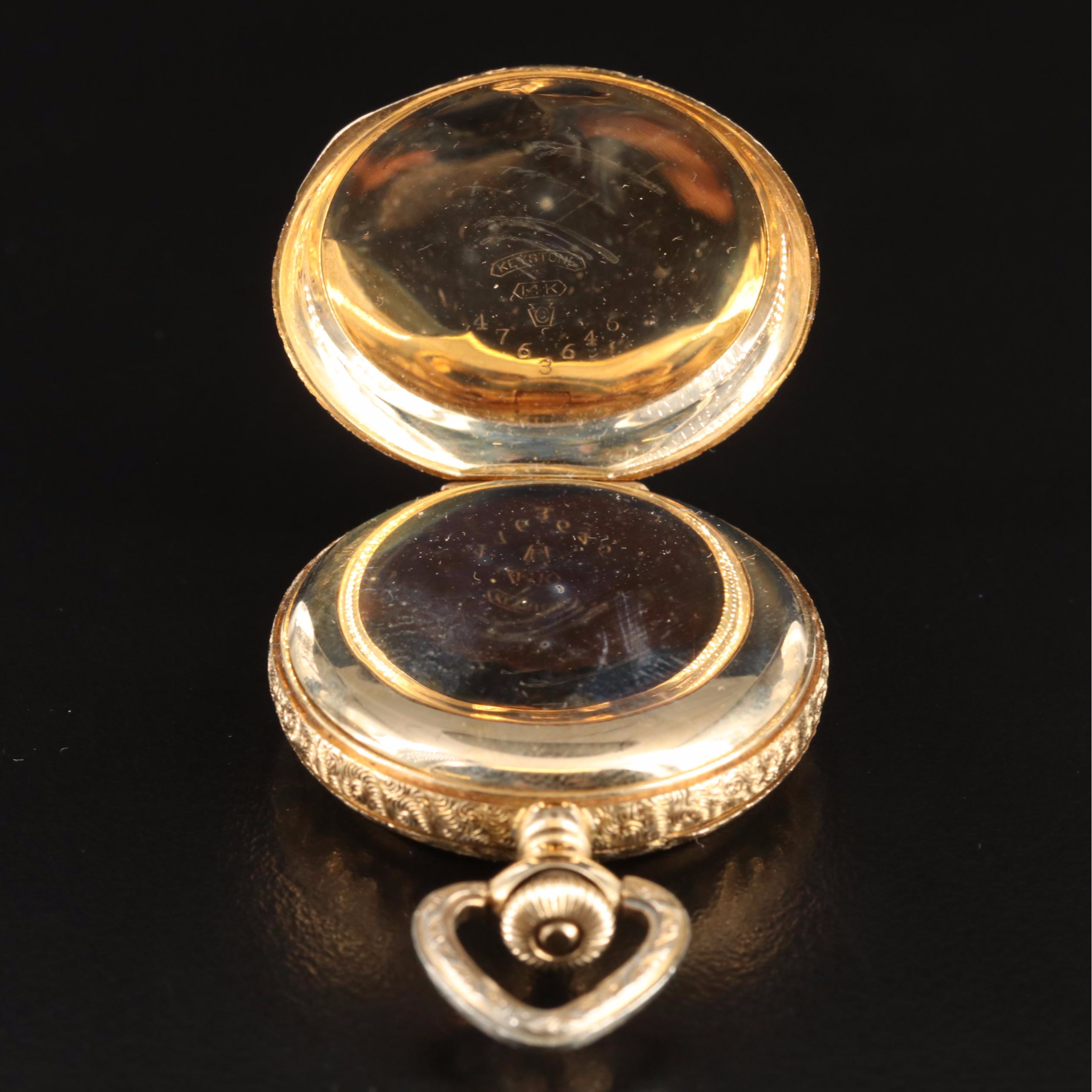 1905 Elgin 14K Gold Pocket Watch