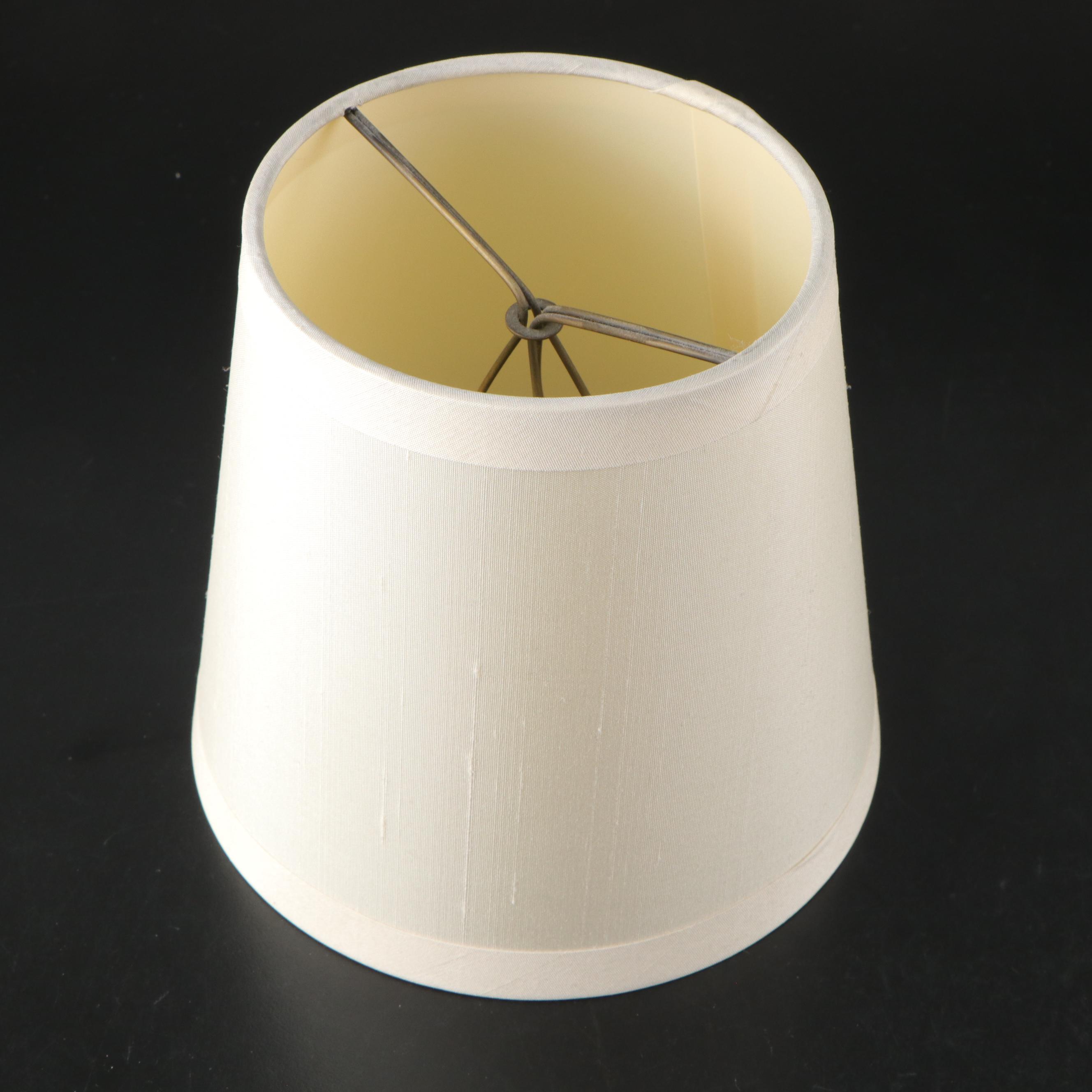 Italian Sterling Silver Mantel Clock with Pottery Barn Metal Lamp & More