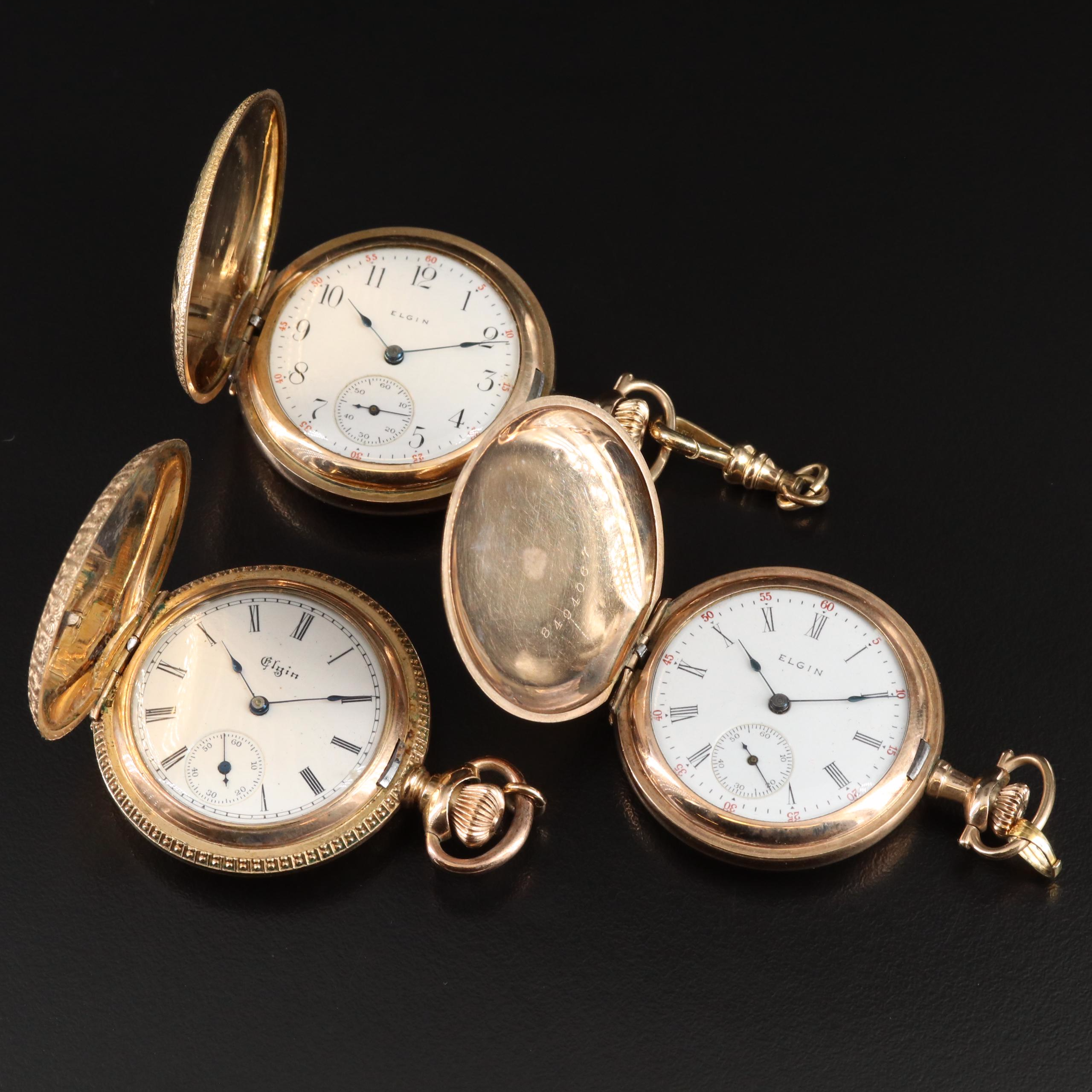 Collection of Elgin Pocket Watches